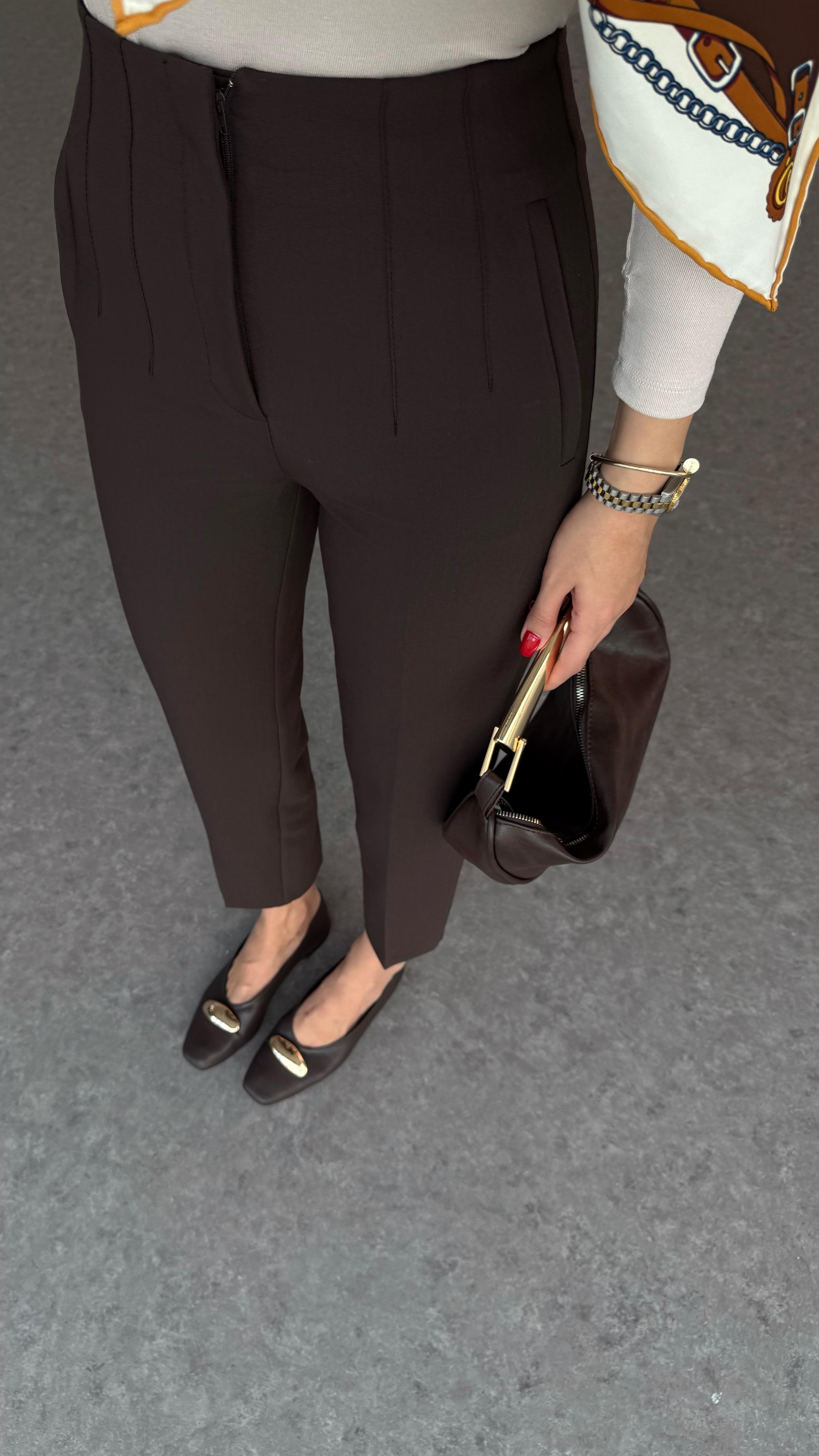 Flatolu Premium Acı Kahve Pantolon