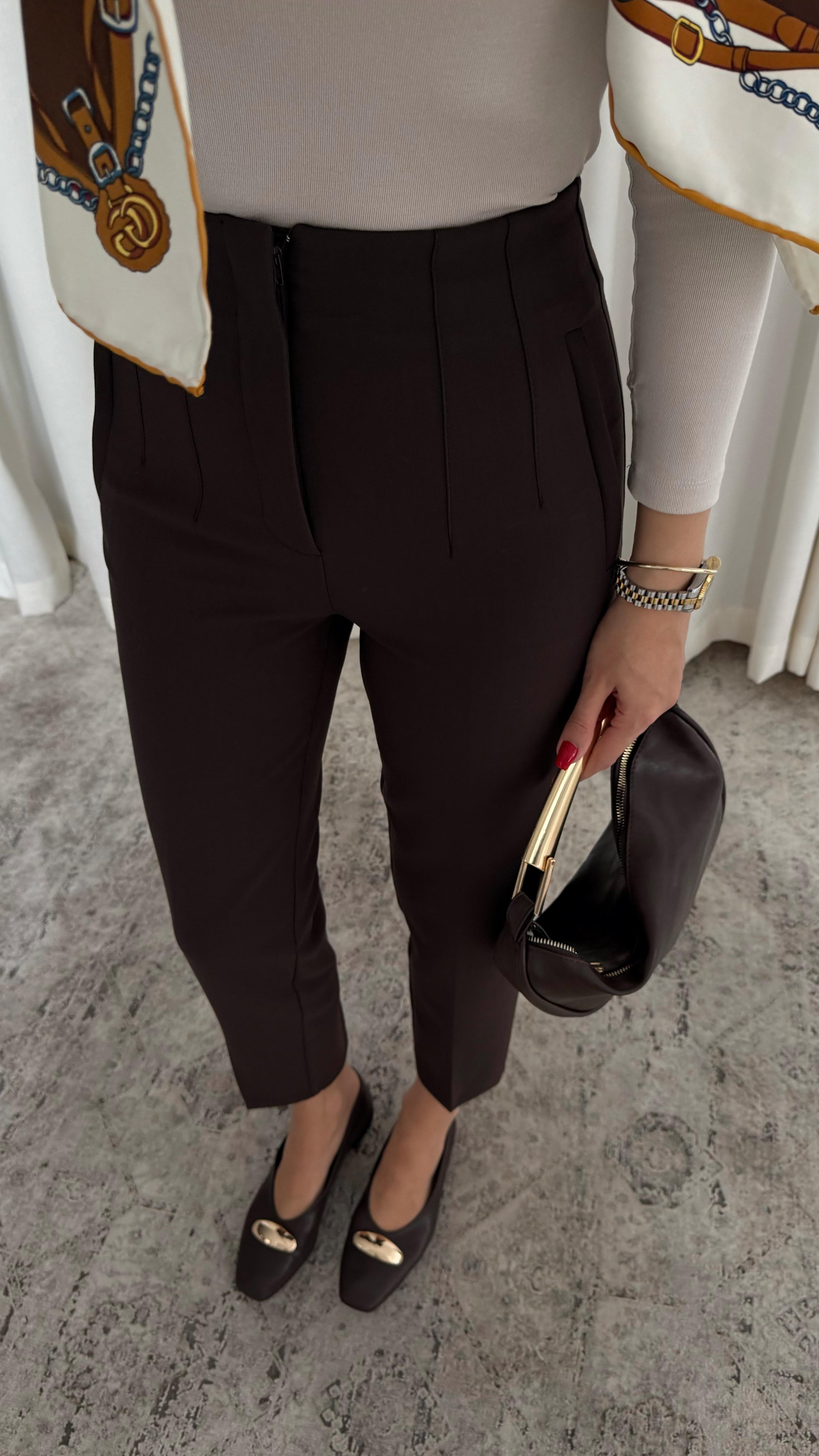 Flatolu Premium Acı Kahve Pantolon