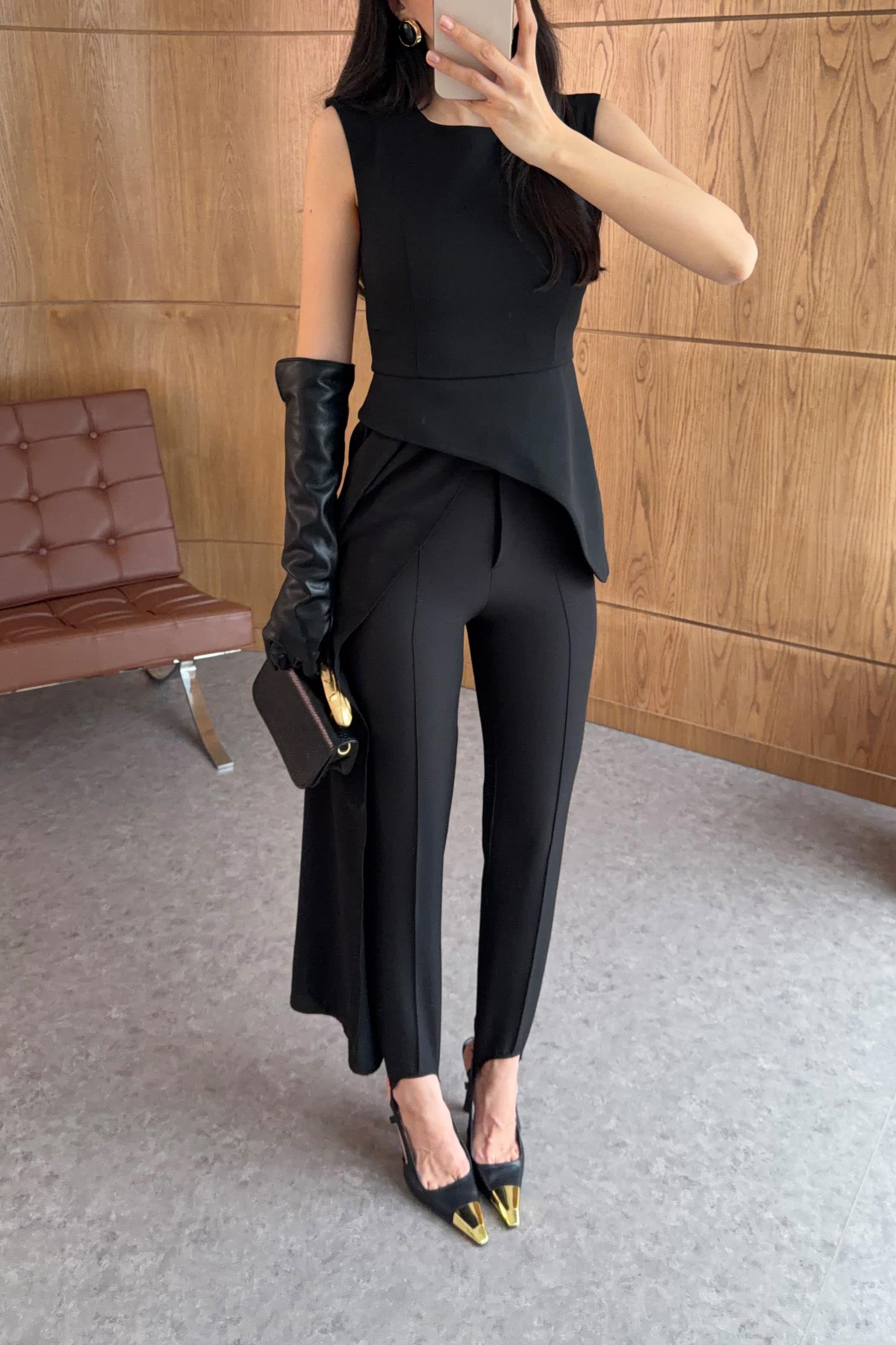 Füzo Siyah Tayt Pantolon