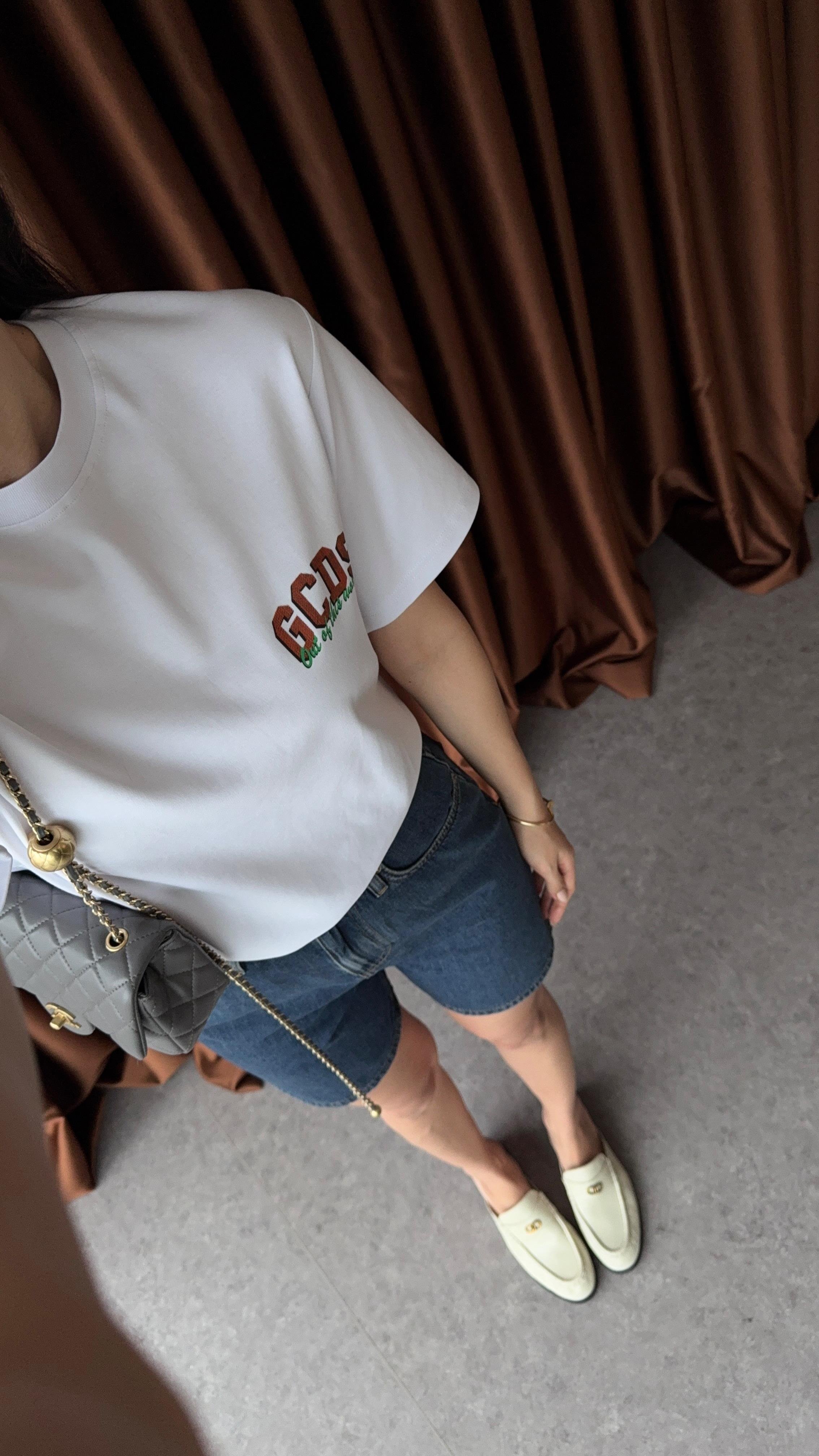 GCDS Beyaz Tshirt
