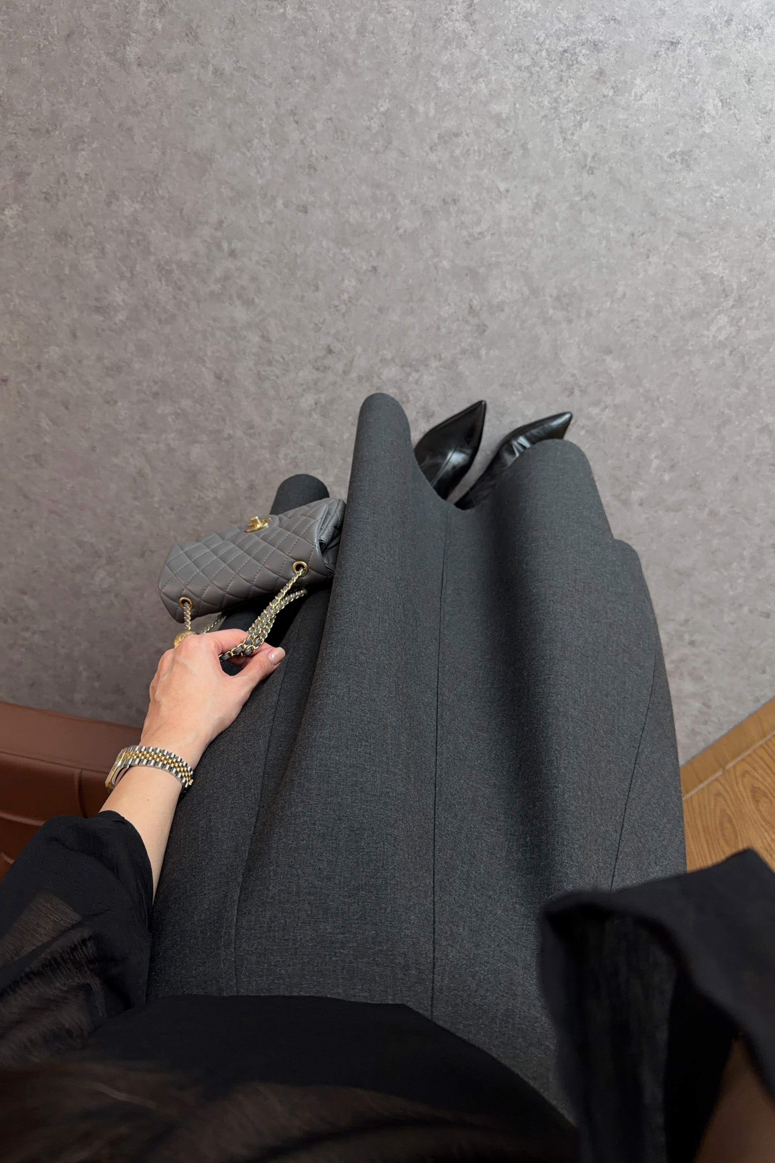 Godeli Antrasit Etek