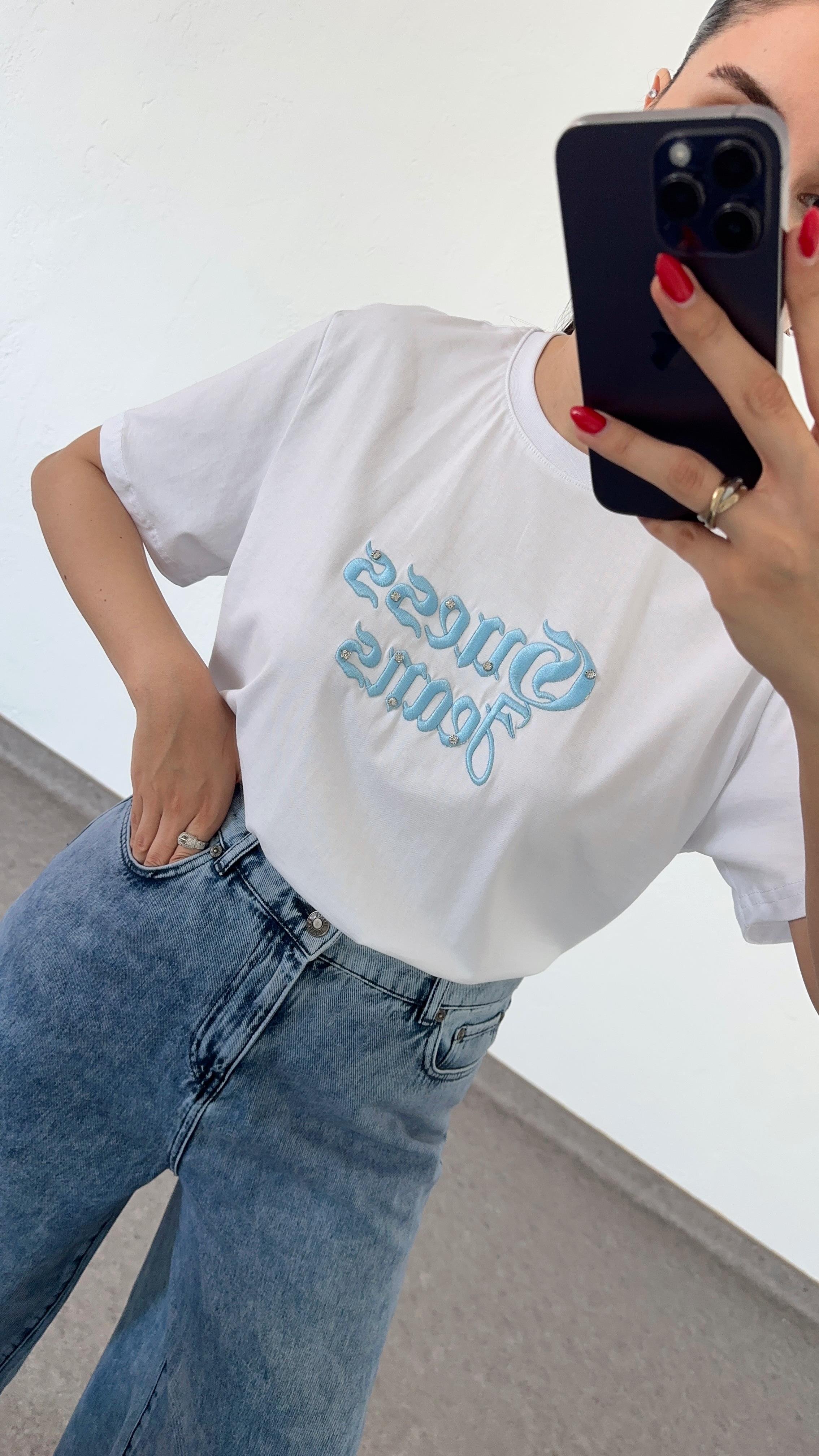 Gue Beyaz Tshirt