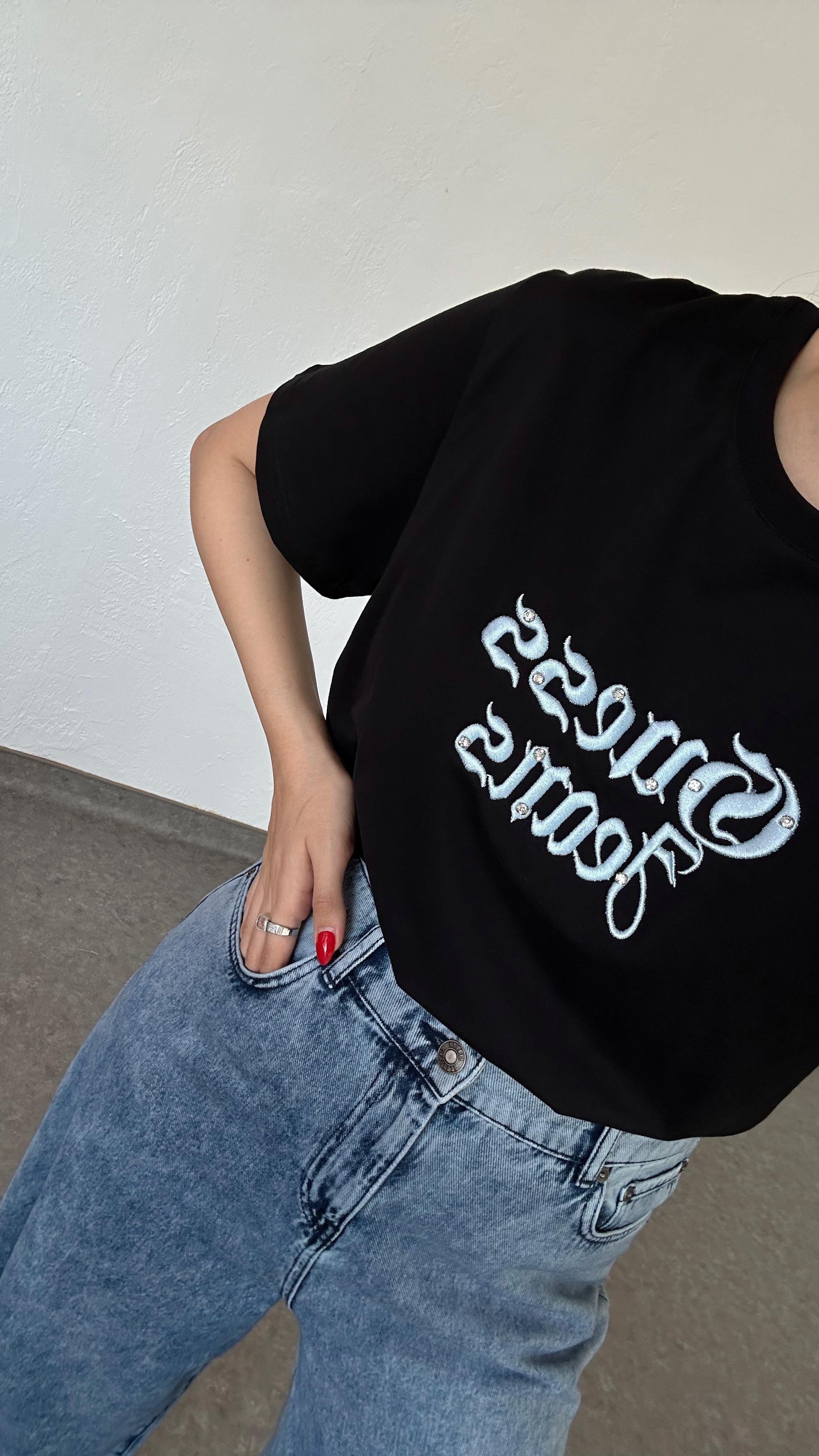 Gue Siyah Tshirt