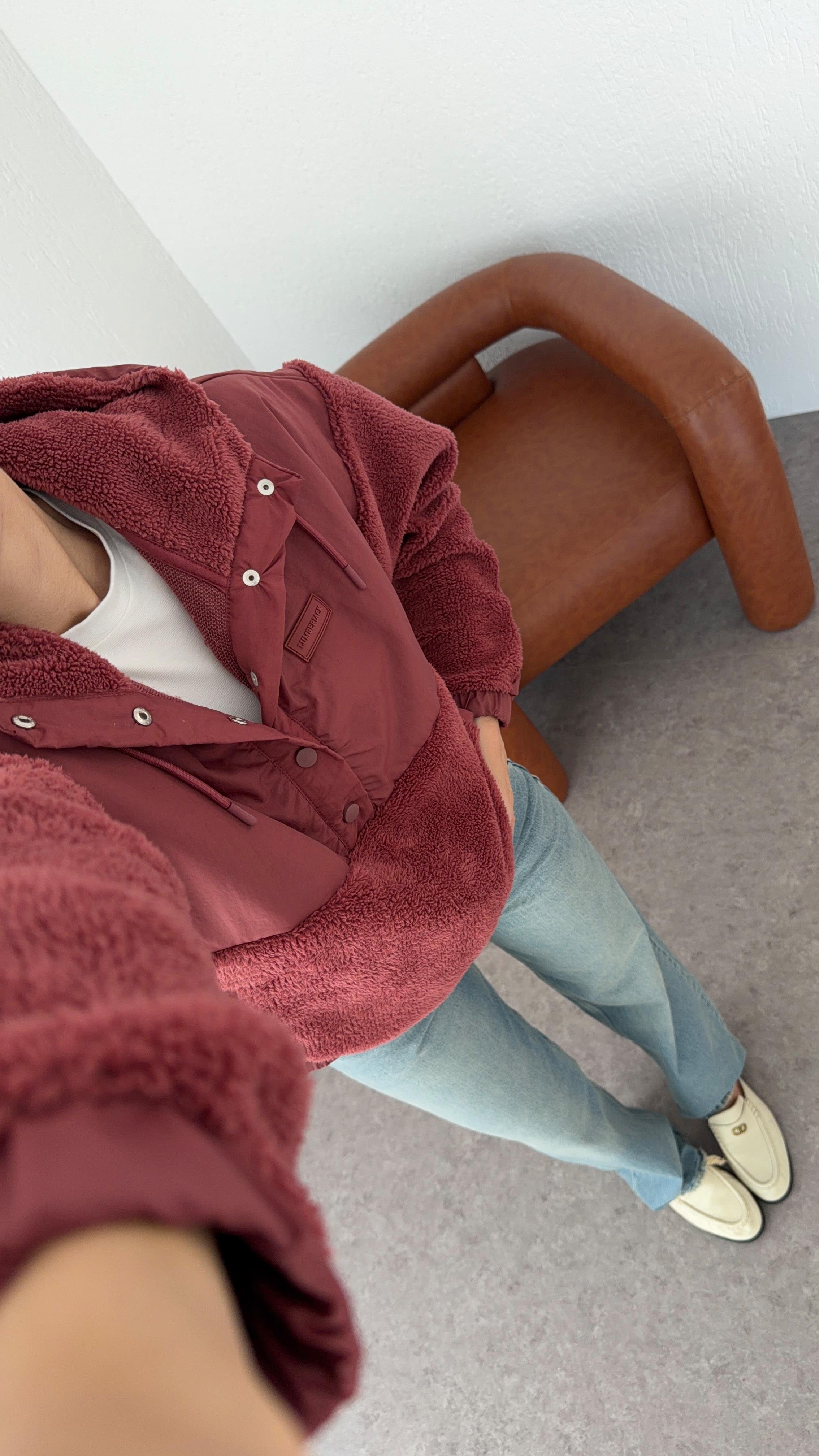 Gül Kurusu Peluş Sweat