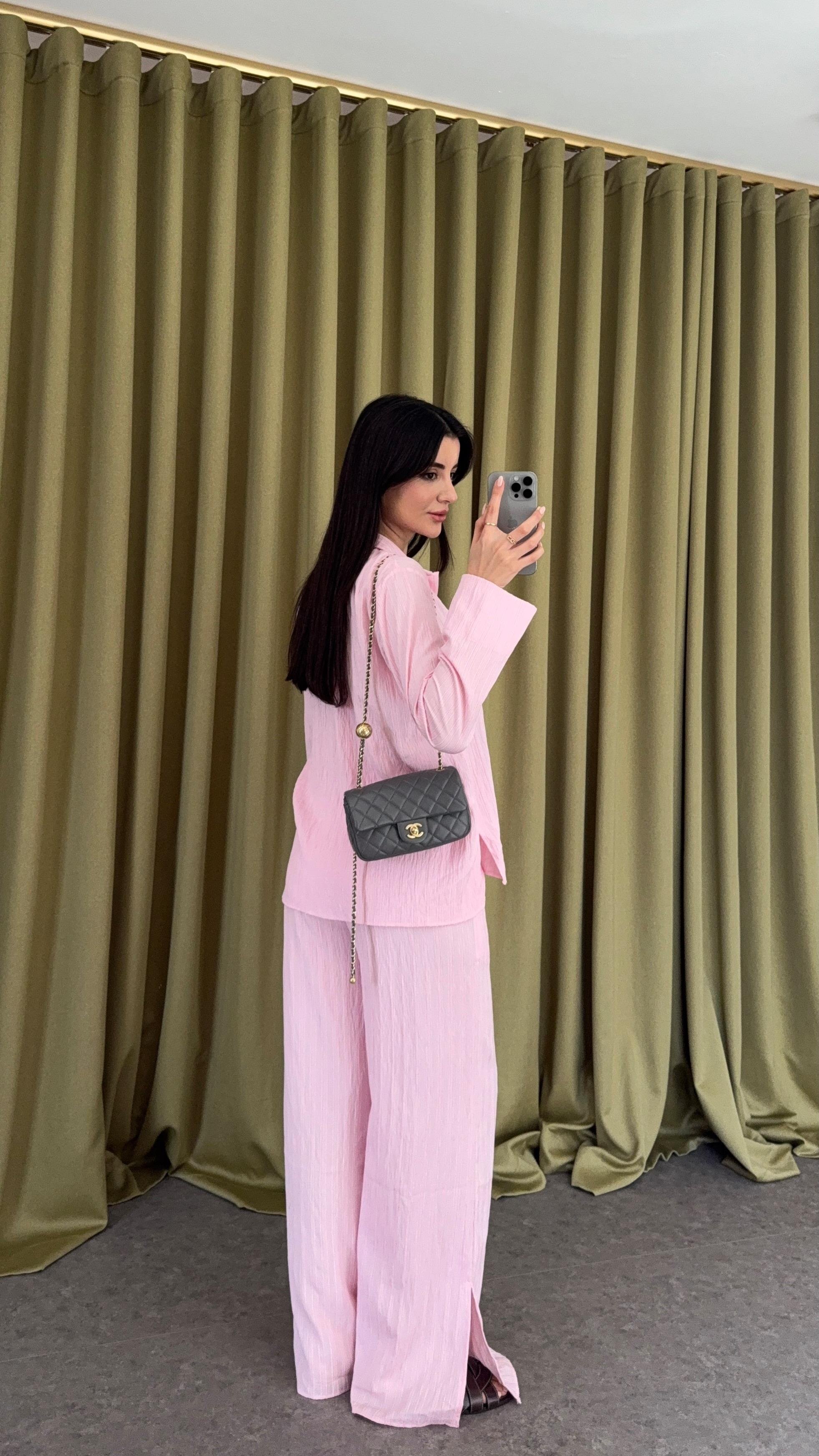 Günlük Rahat Pembe Takım