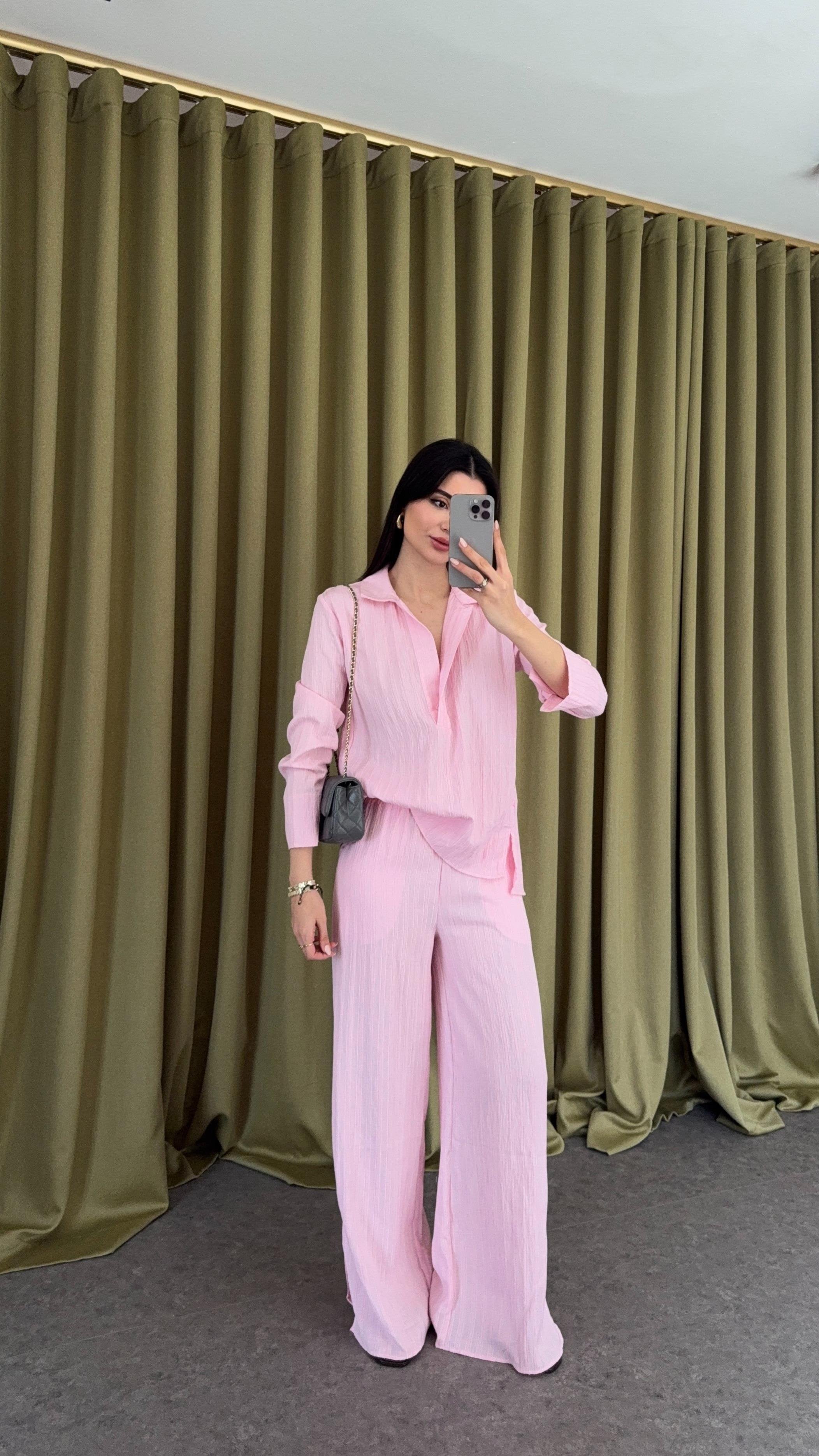 Günlük Rahat Pembe Takım