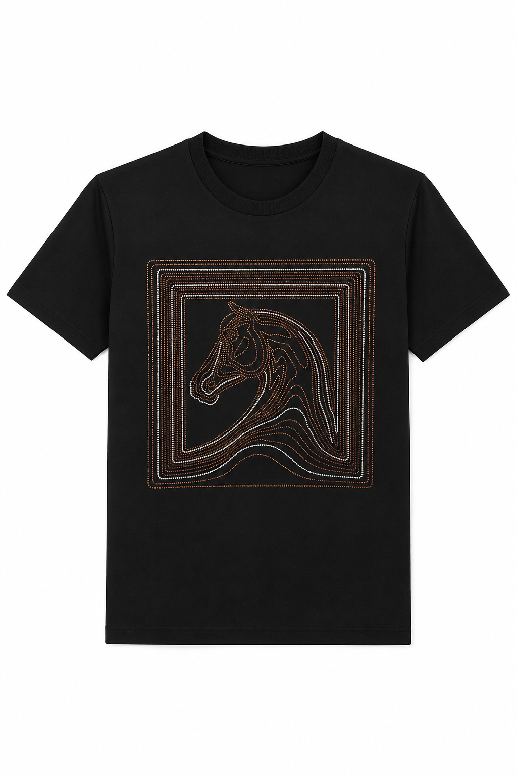 Horse Siyah Tshirt
