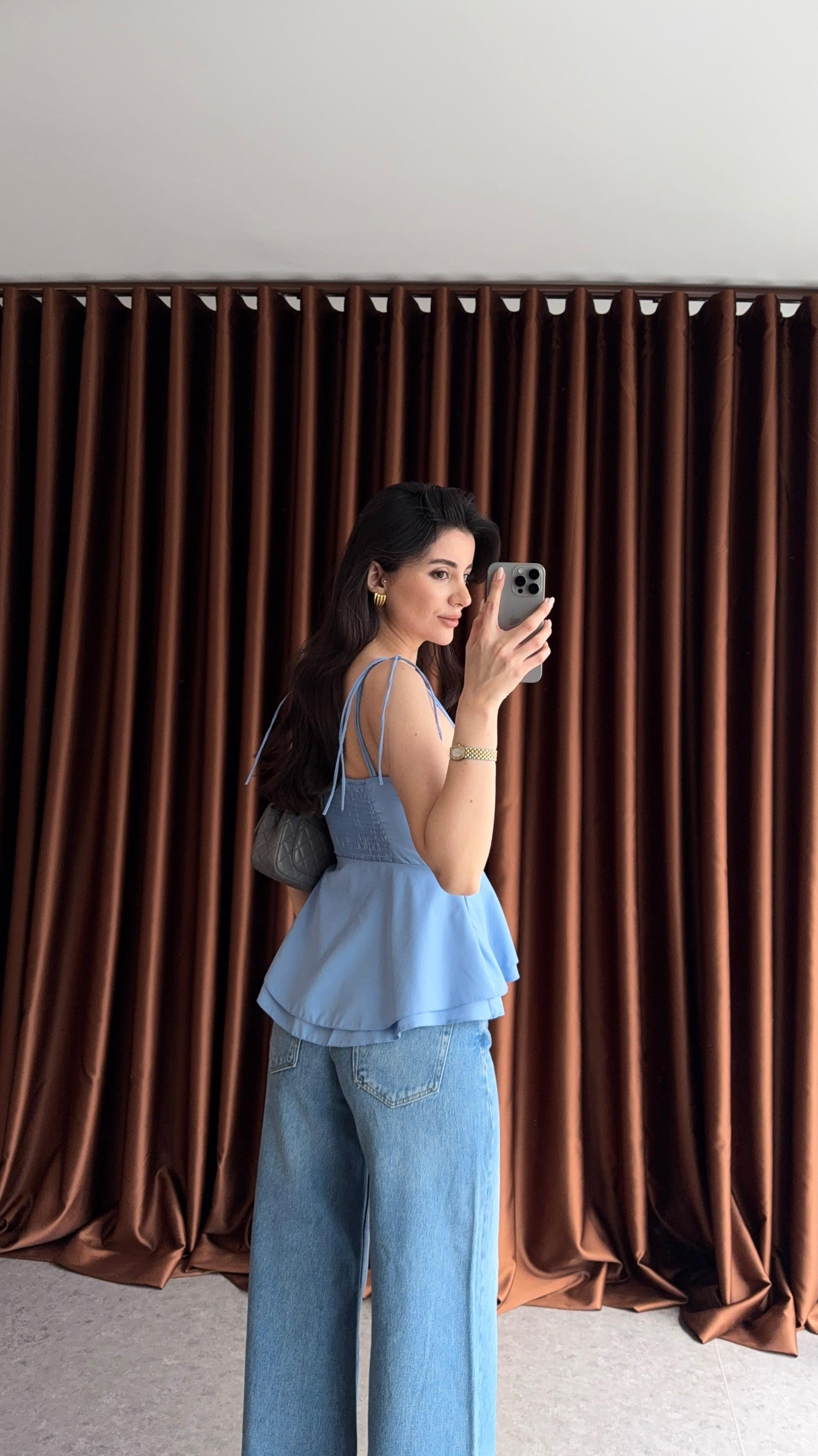 İp Askı Mavi Bluz