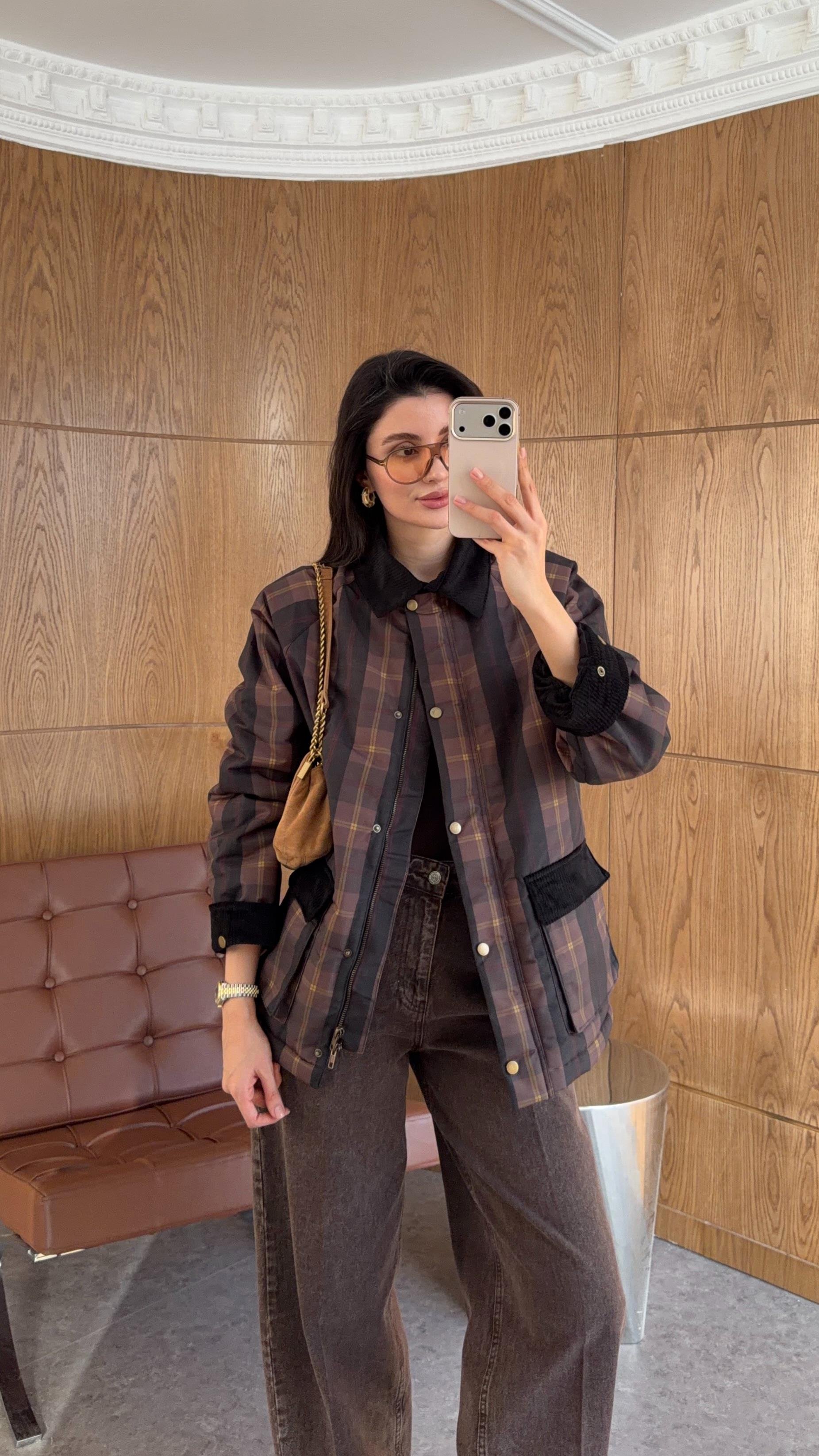 Kadife Yaka Cepli Mont Ceket