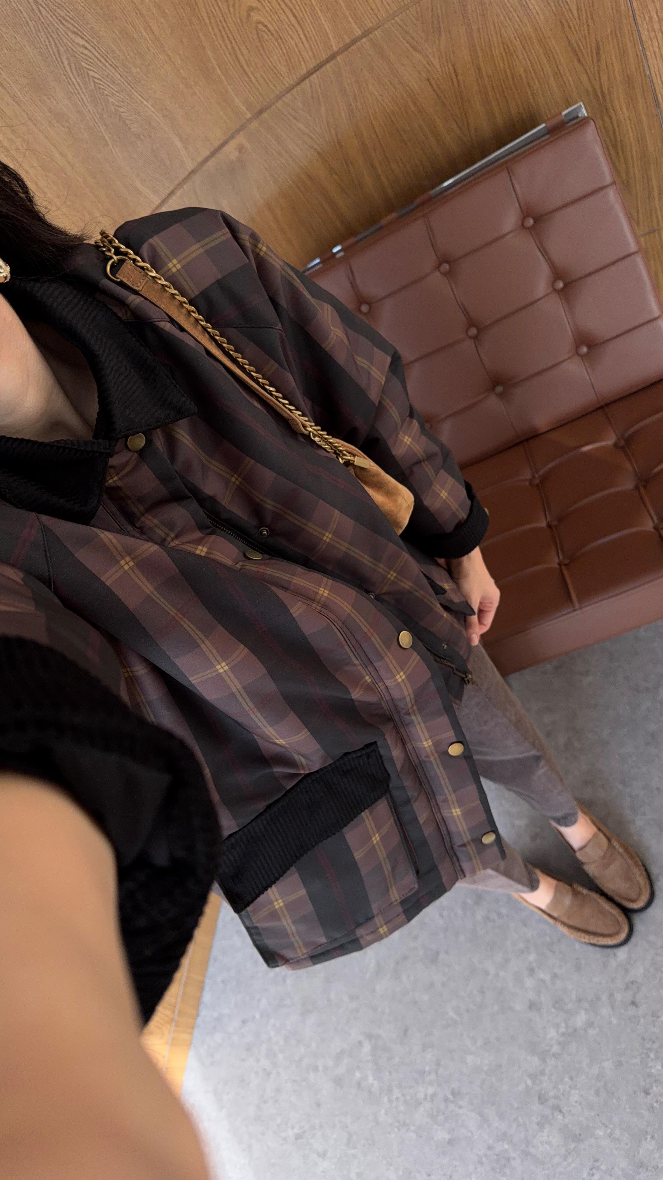 Kadife Yaka Cepli Mont Ceket