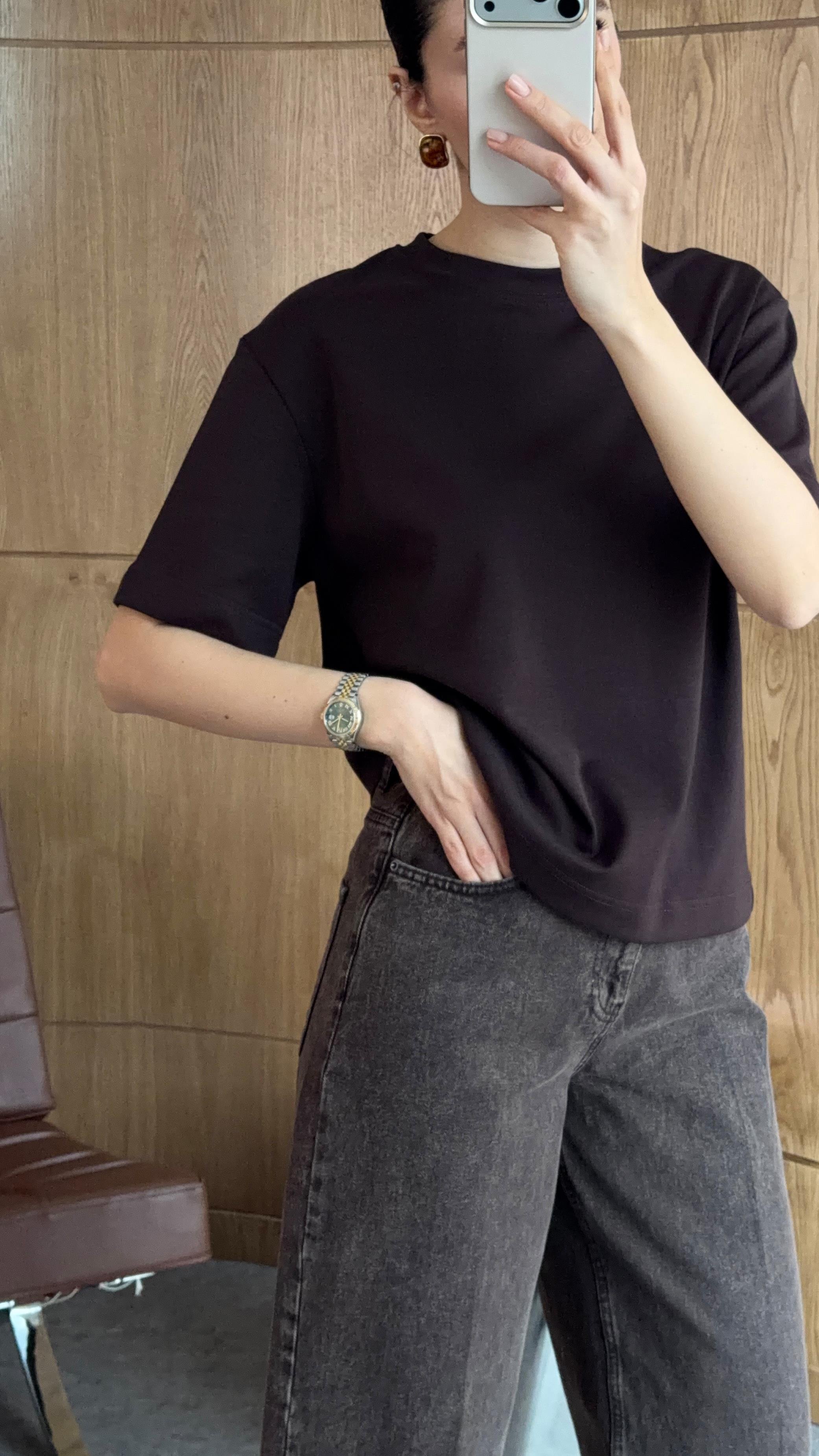 Kahve Basic Premium Tshirt