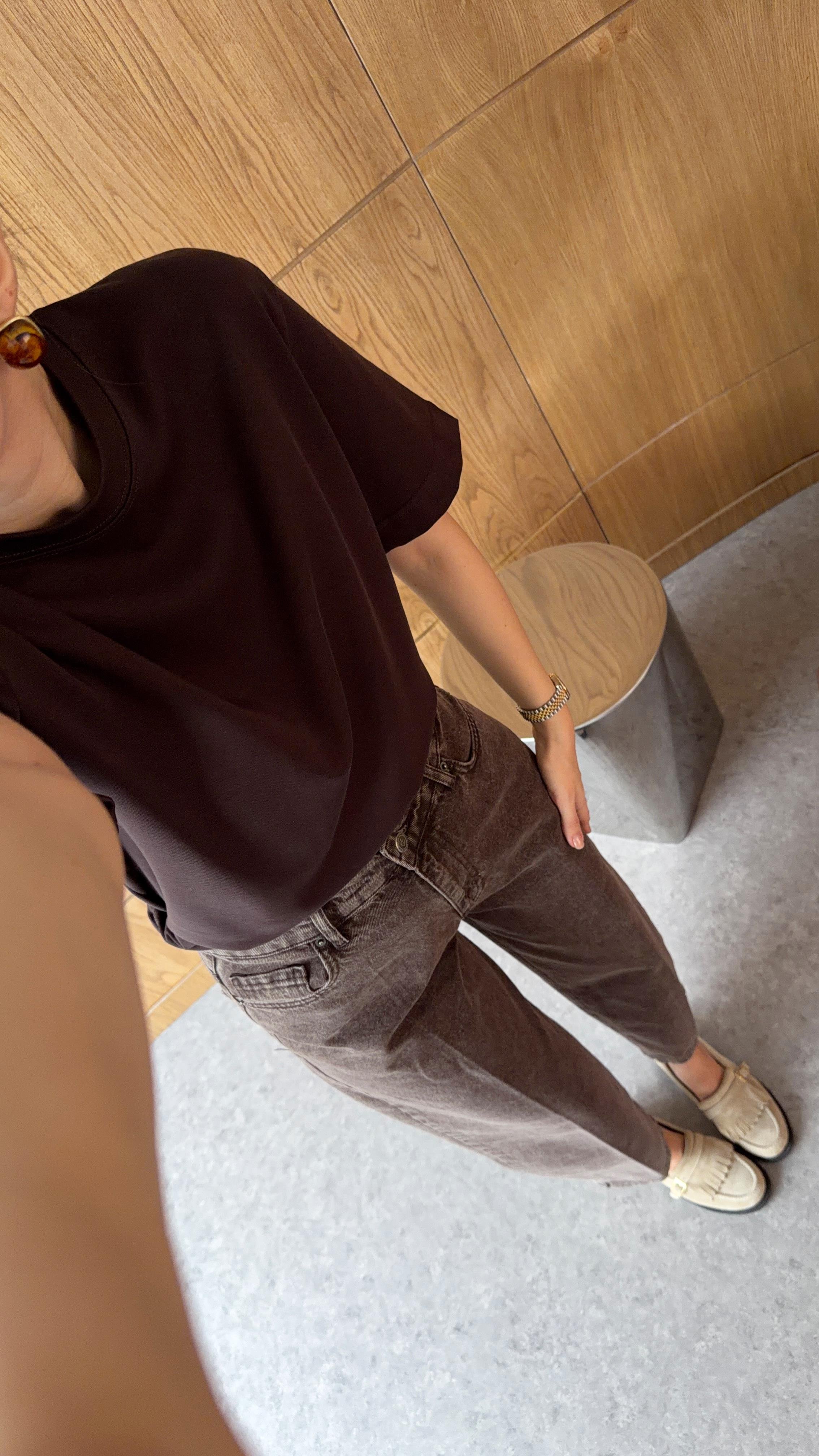 Kahve Basic Premium Tshirt