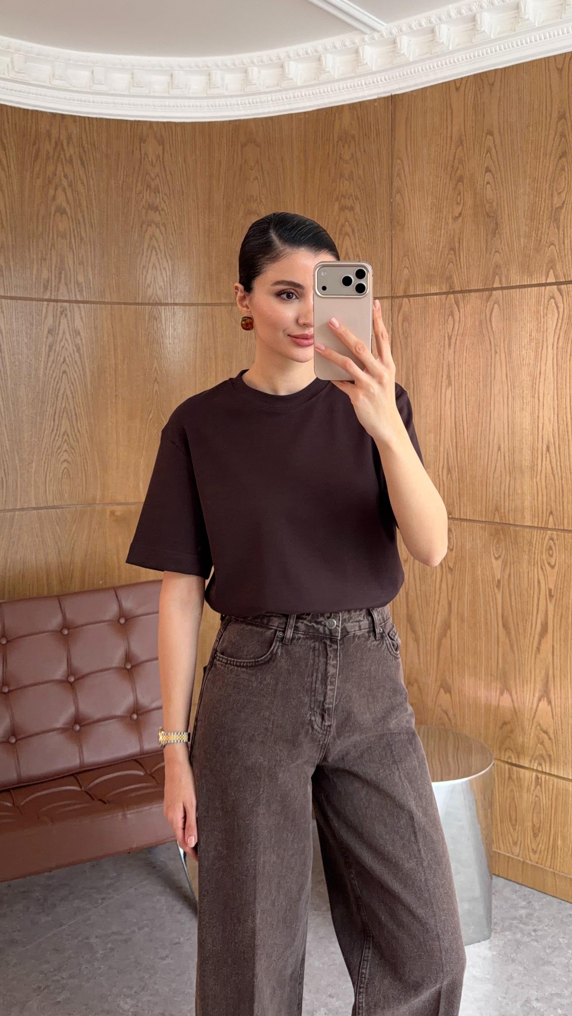 Kahve Basic Premium Tshirt