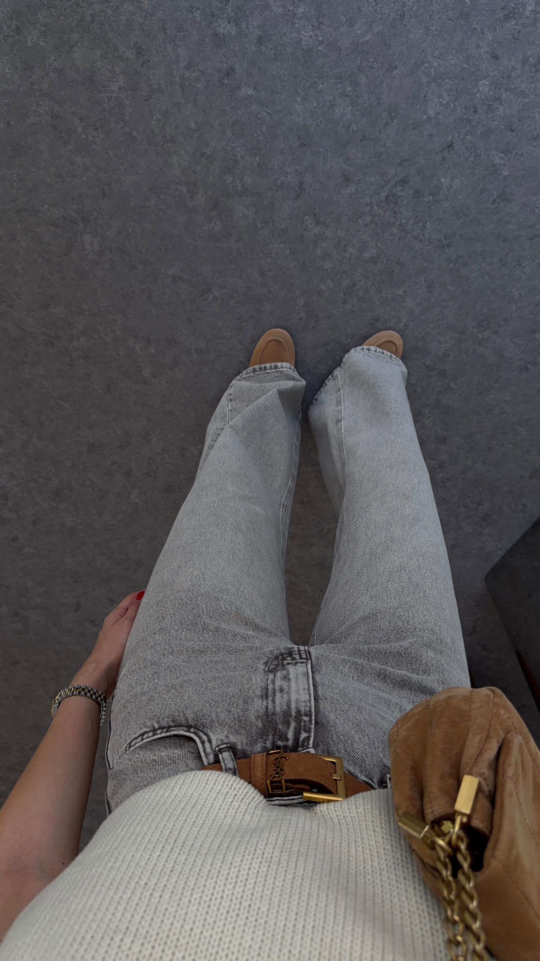 Kahve Tintli Duman Rengi Jean