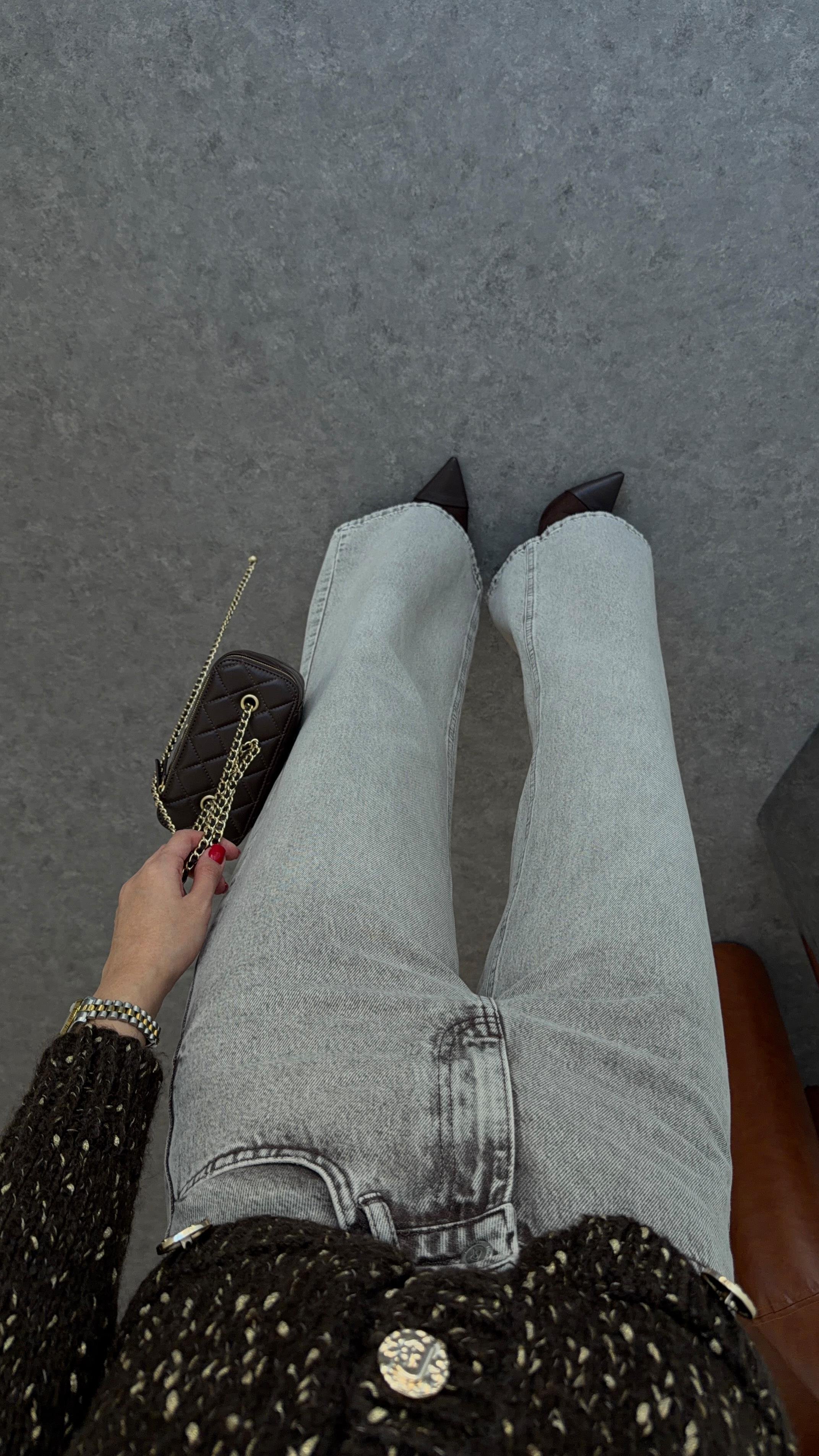 Kahve Tintli Duman Rengi Jean