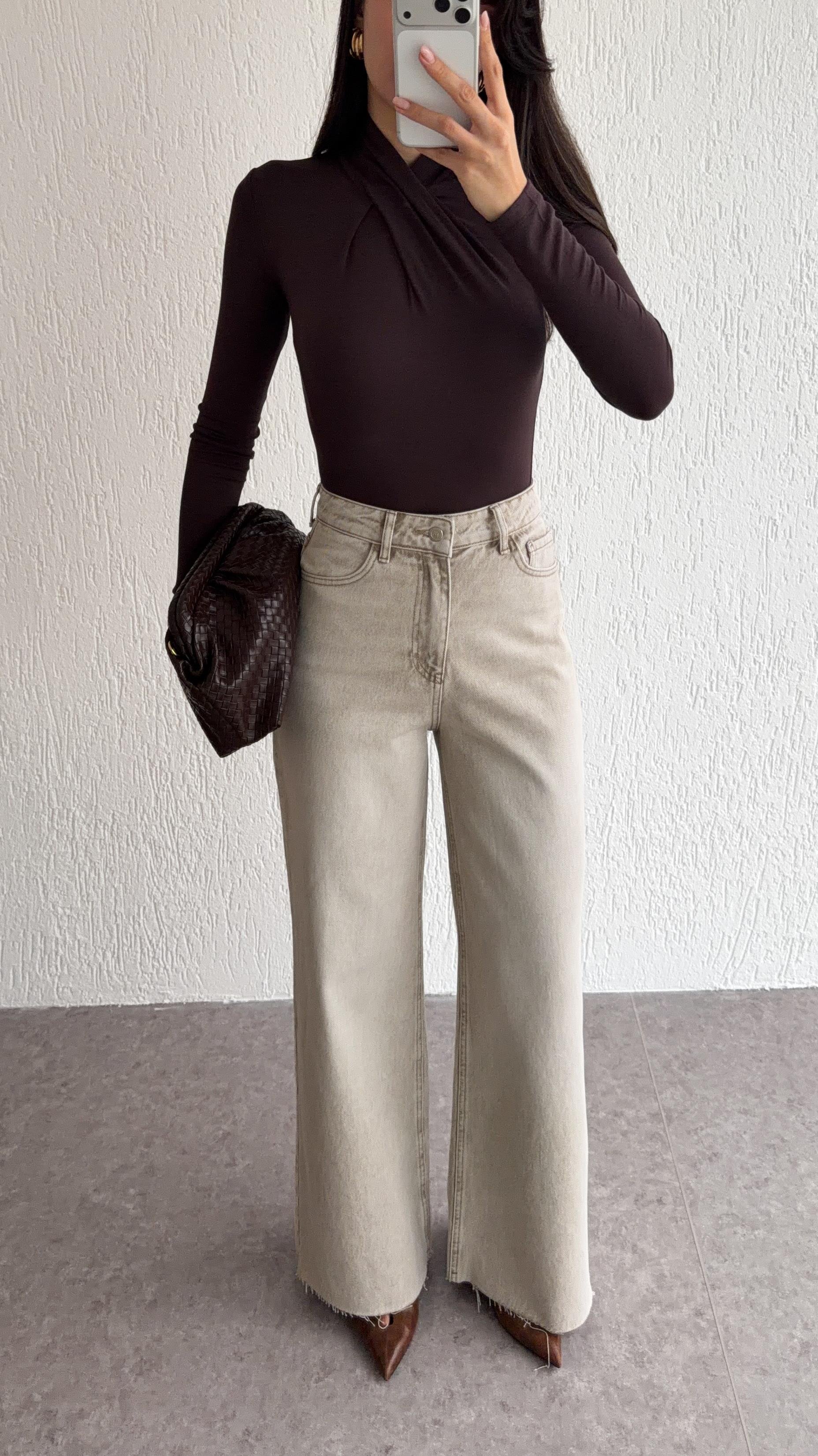 Kahveli Duman Jean