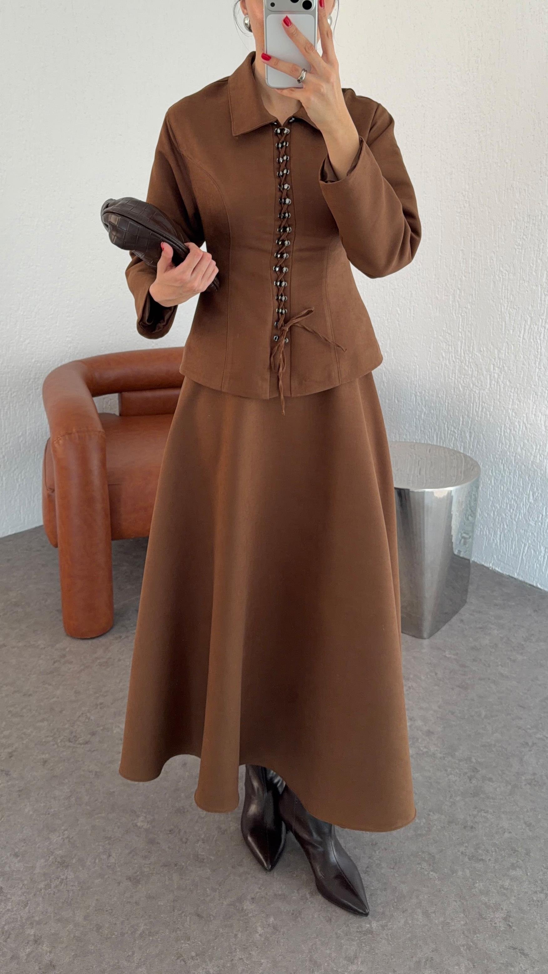 Kancalı Süet Takım