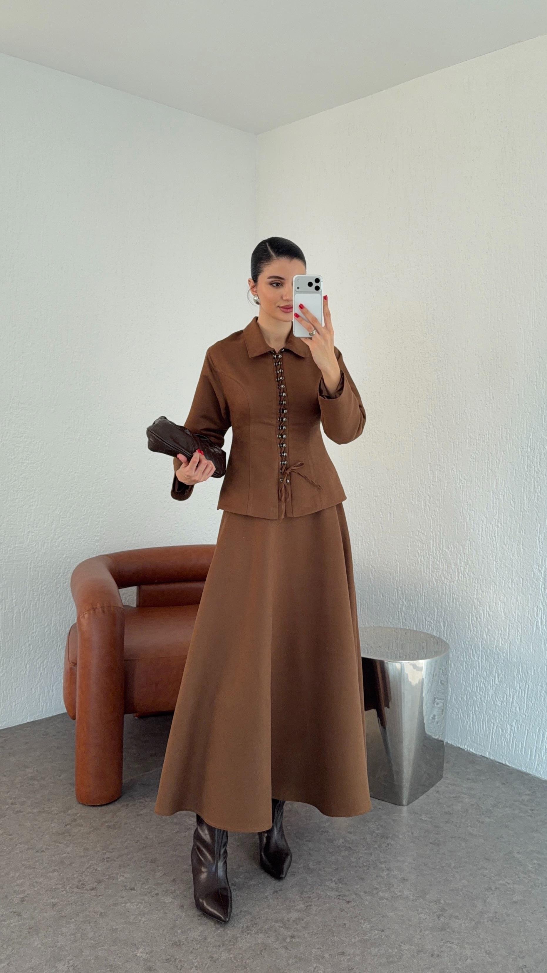 Kancalı Süet Takım
