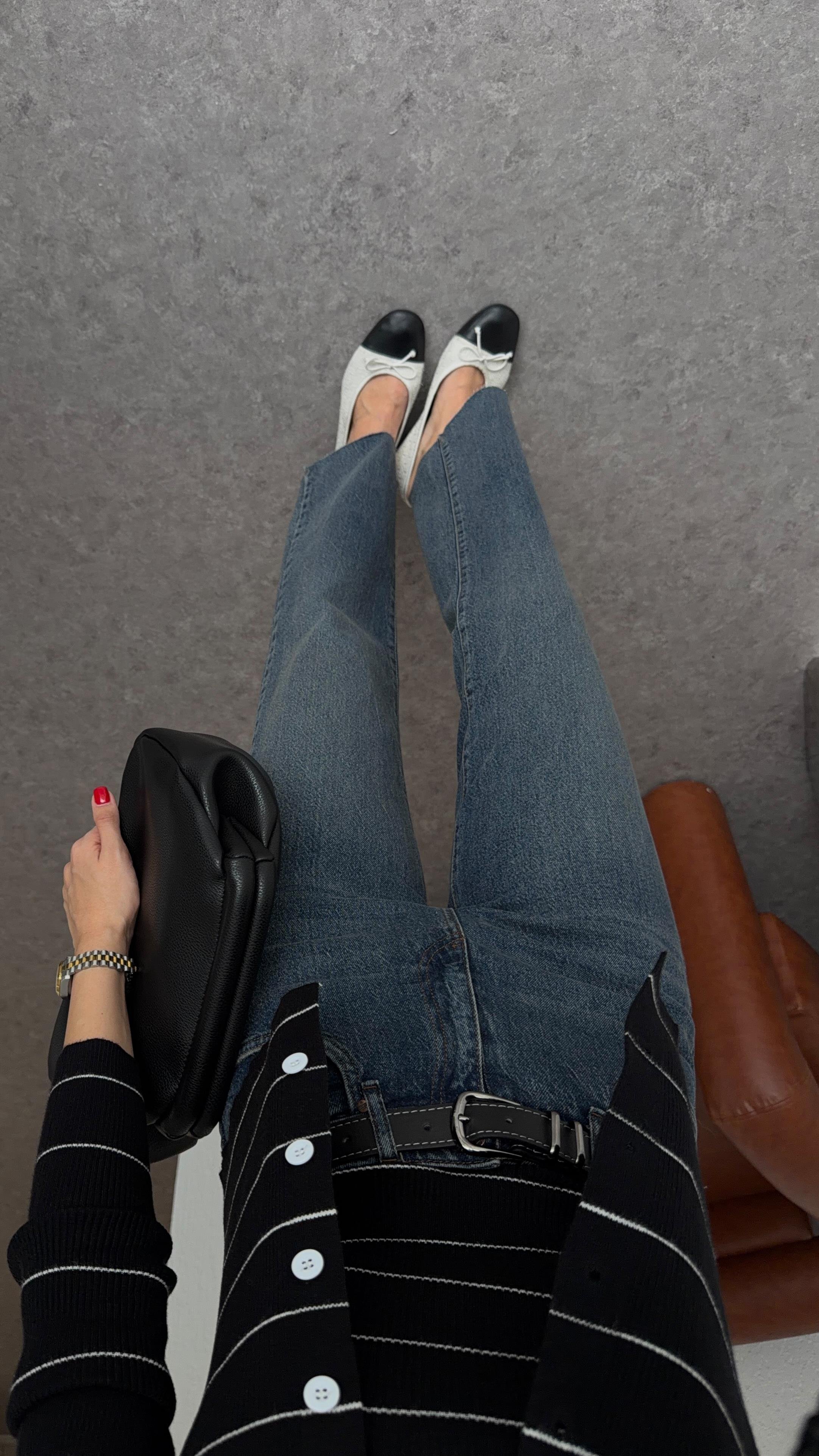 Kemerli Koyu Jean