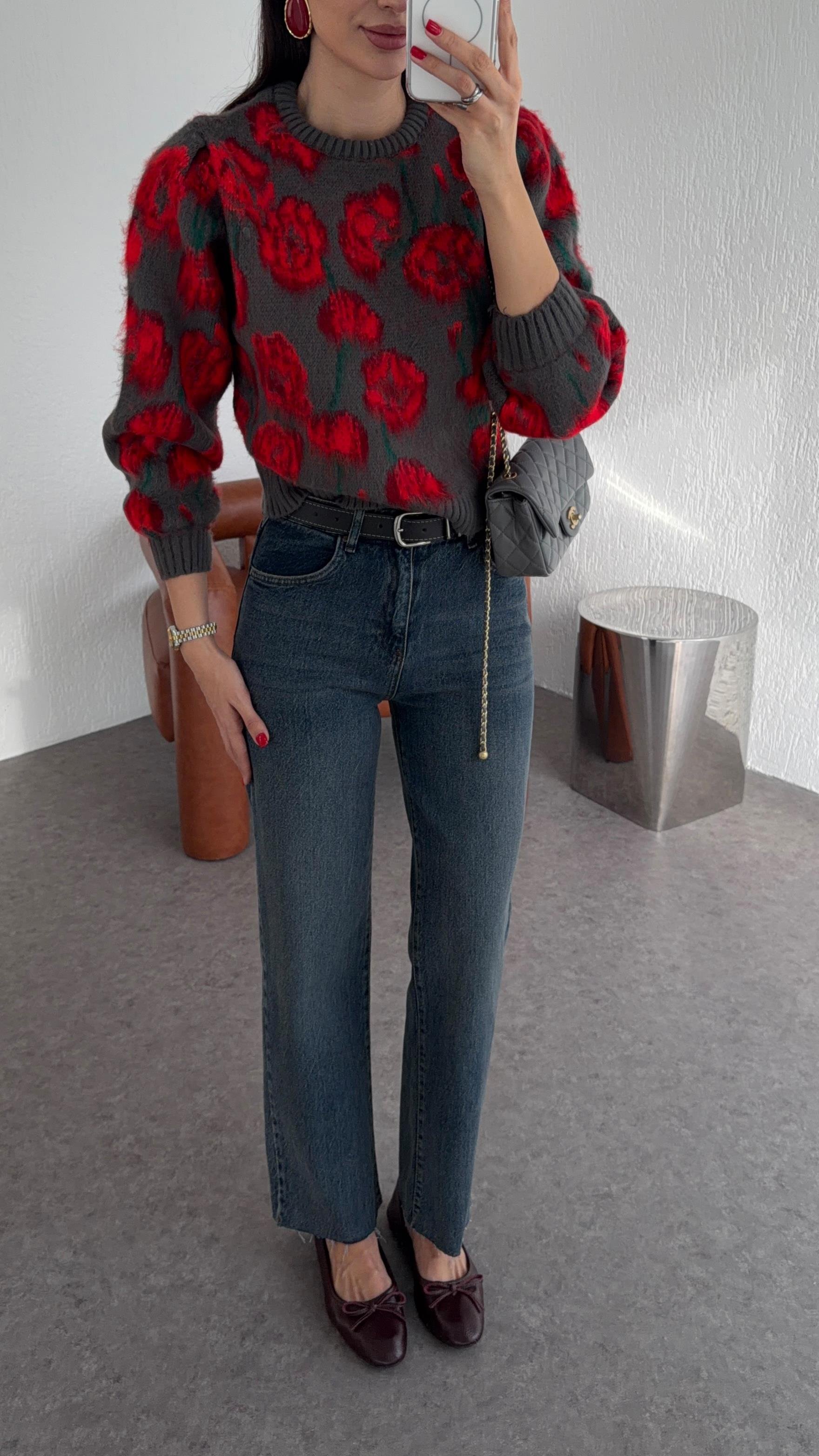 Kemerli Koyu Jean