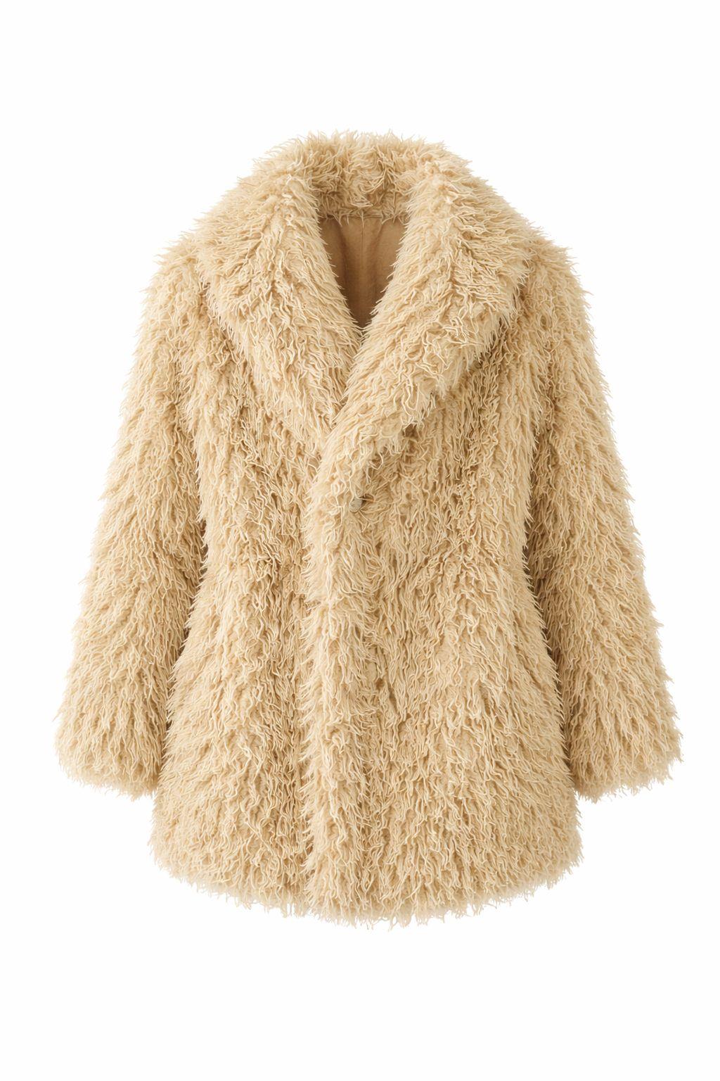 Kıvırcık Tüylü Krem Kürk