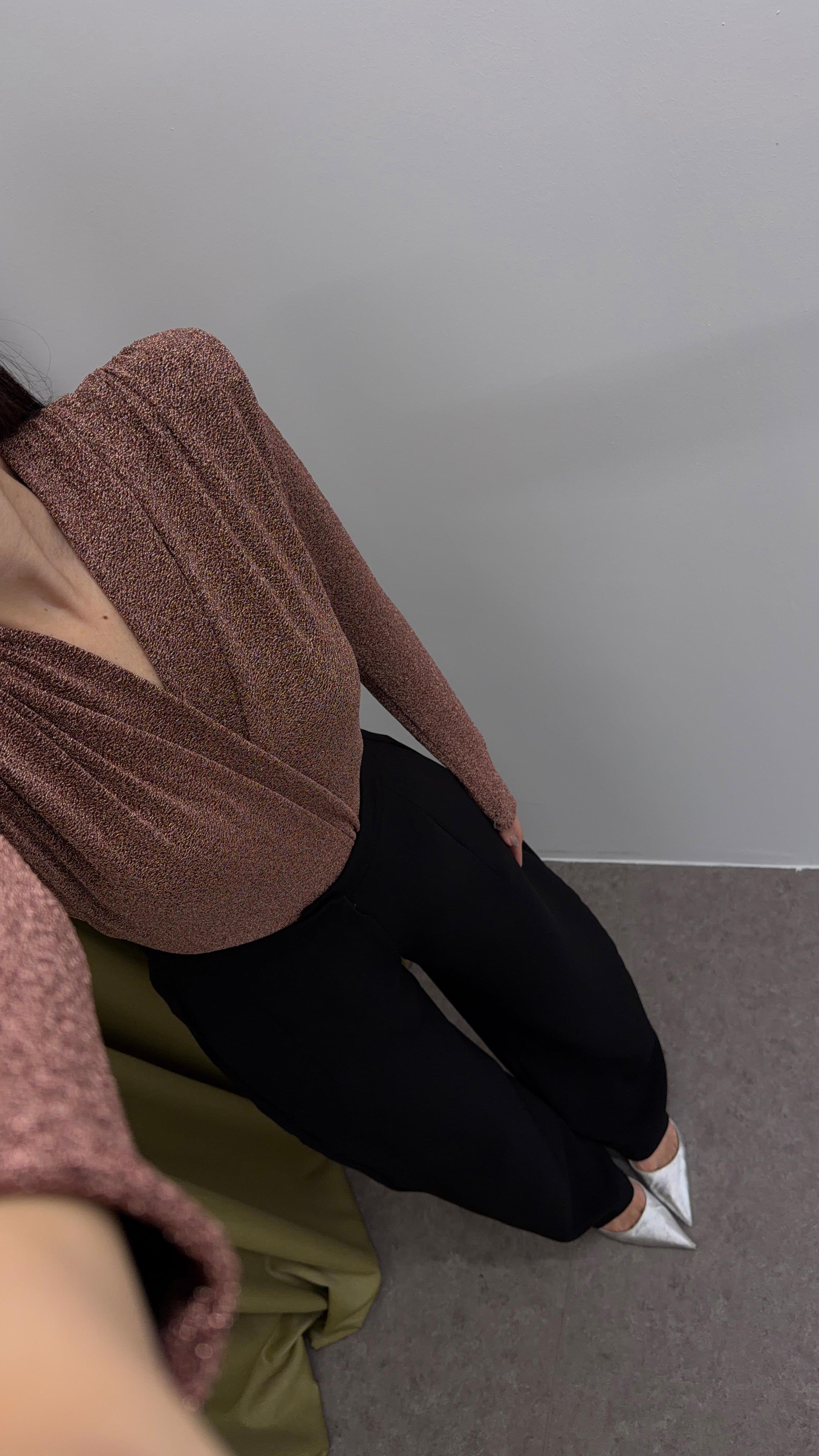 Kruvaze Simli Rose Bodysuit