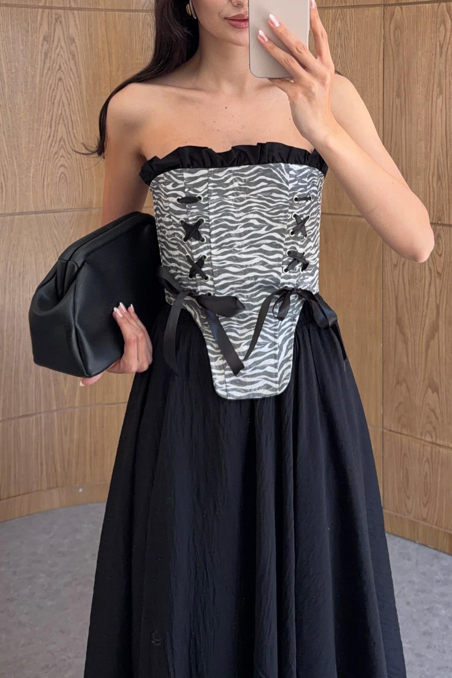 Kuşgözü Zebra Korse