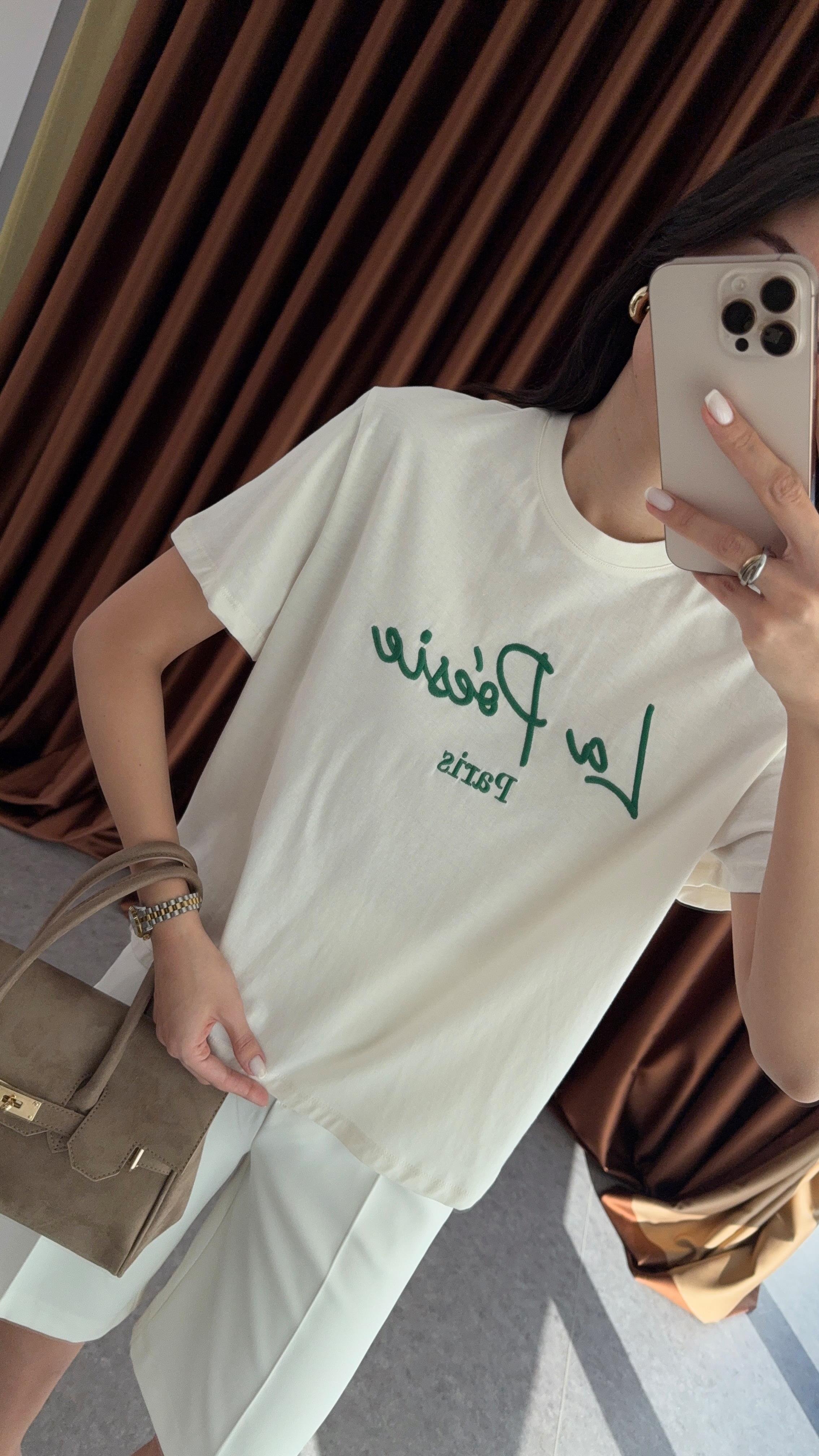 La Poesie Beyaz Tshirt