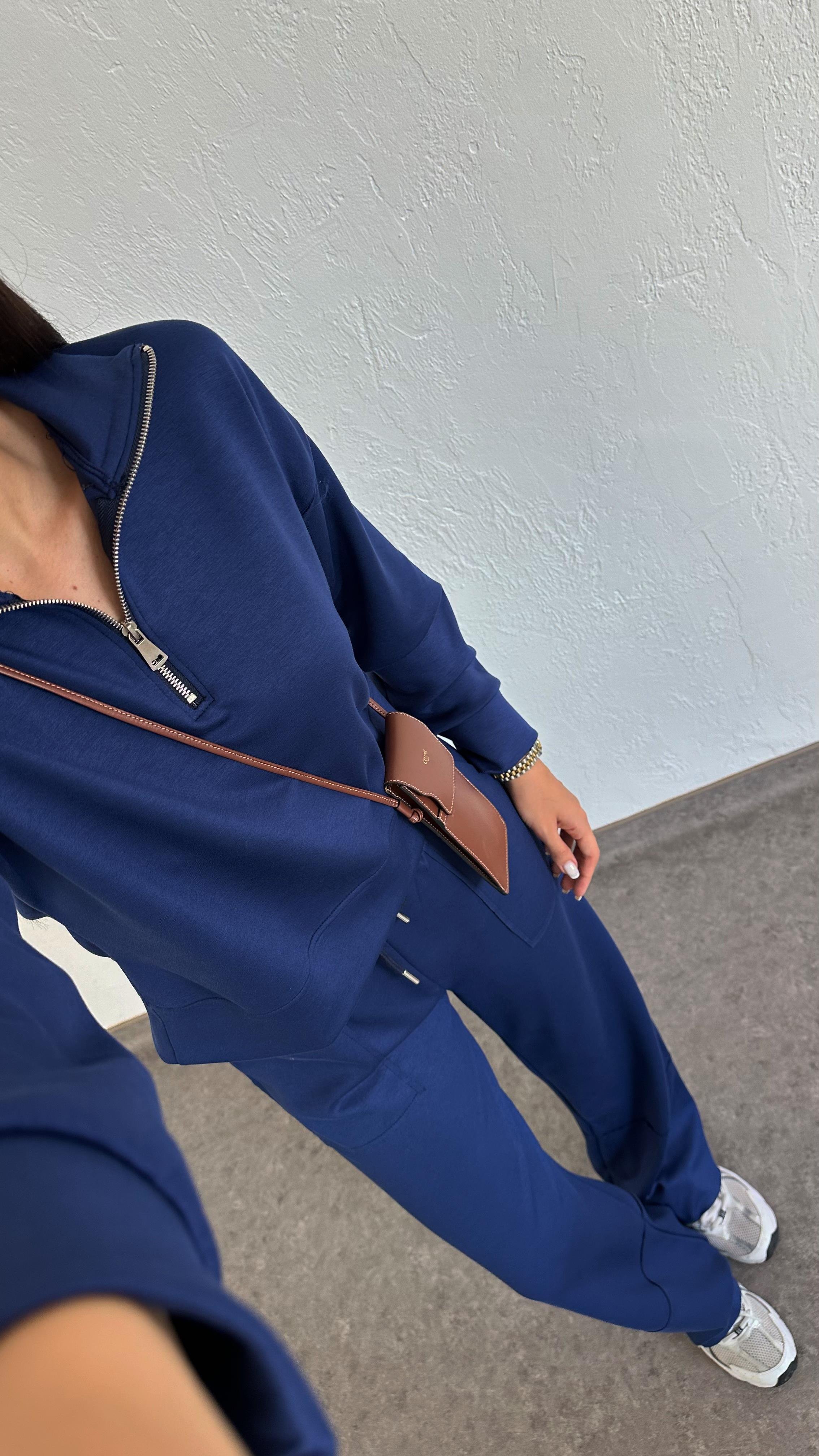 Lacivert Modal Sweat