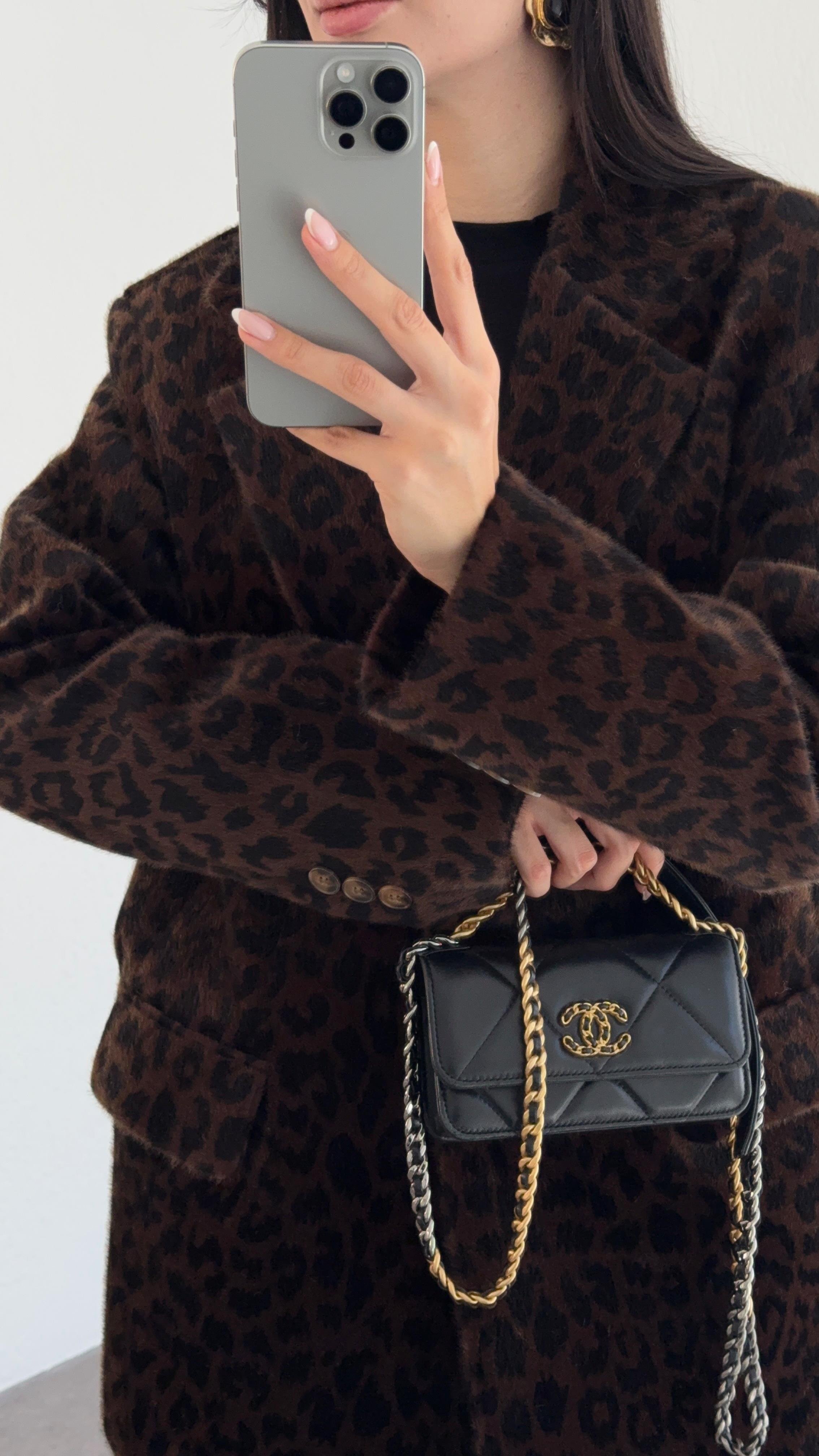Leopar Ceket Kaban