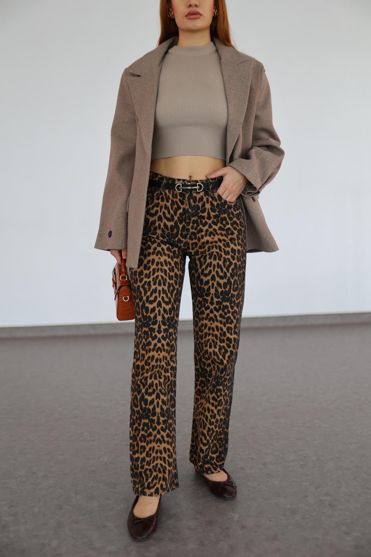 Leopar Straight Jean