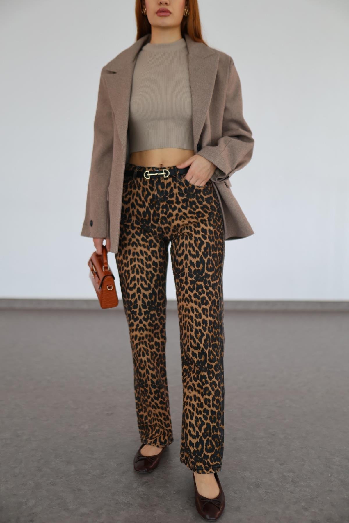 Leopar Straight Jean