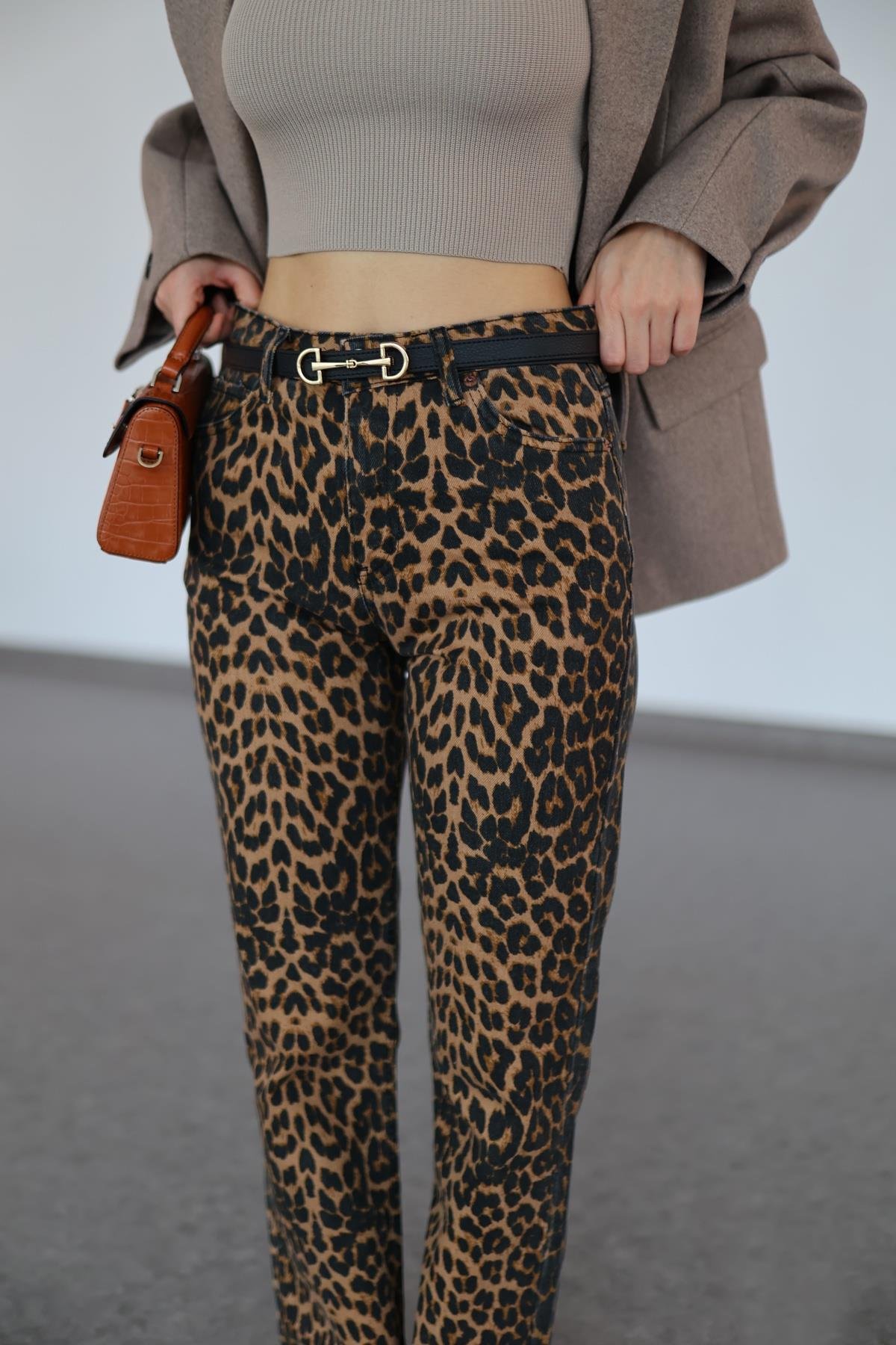 Leopar Straight Jean