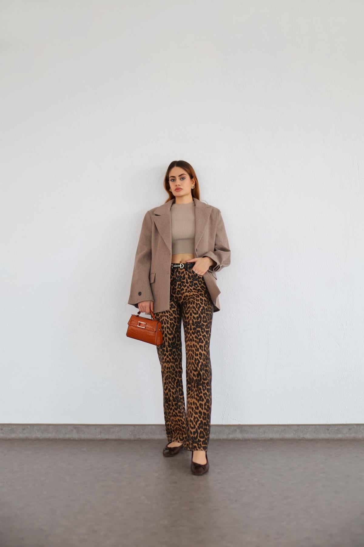 Leopar Straight Jean