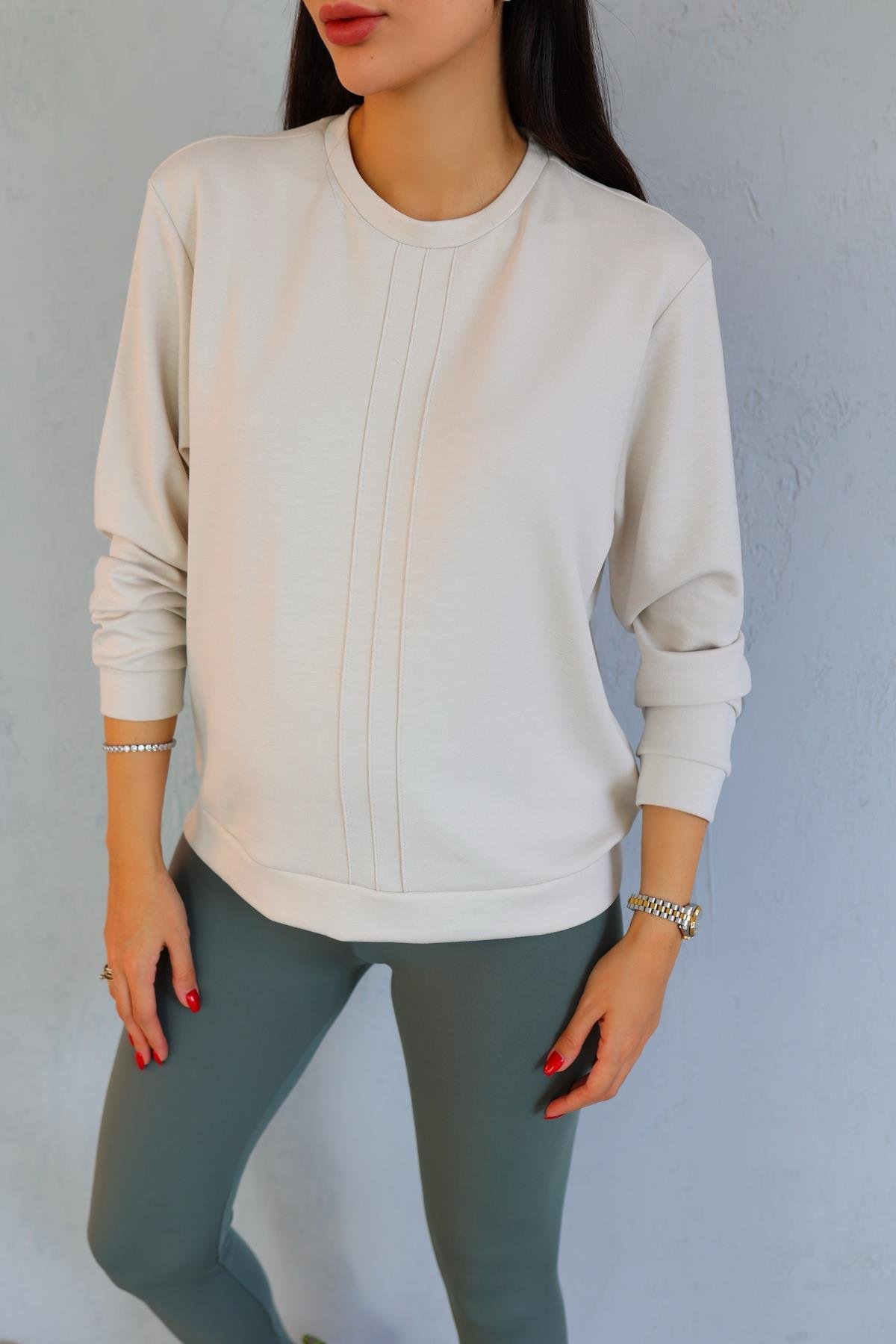 Modal Doku Krem Sweat