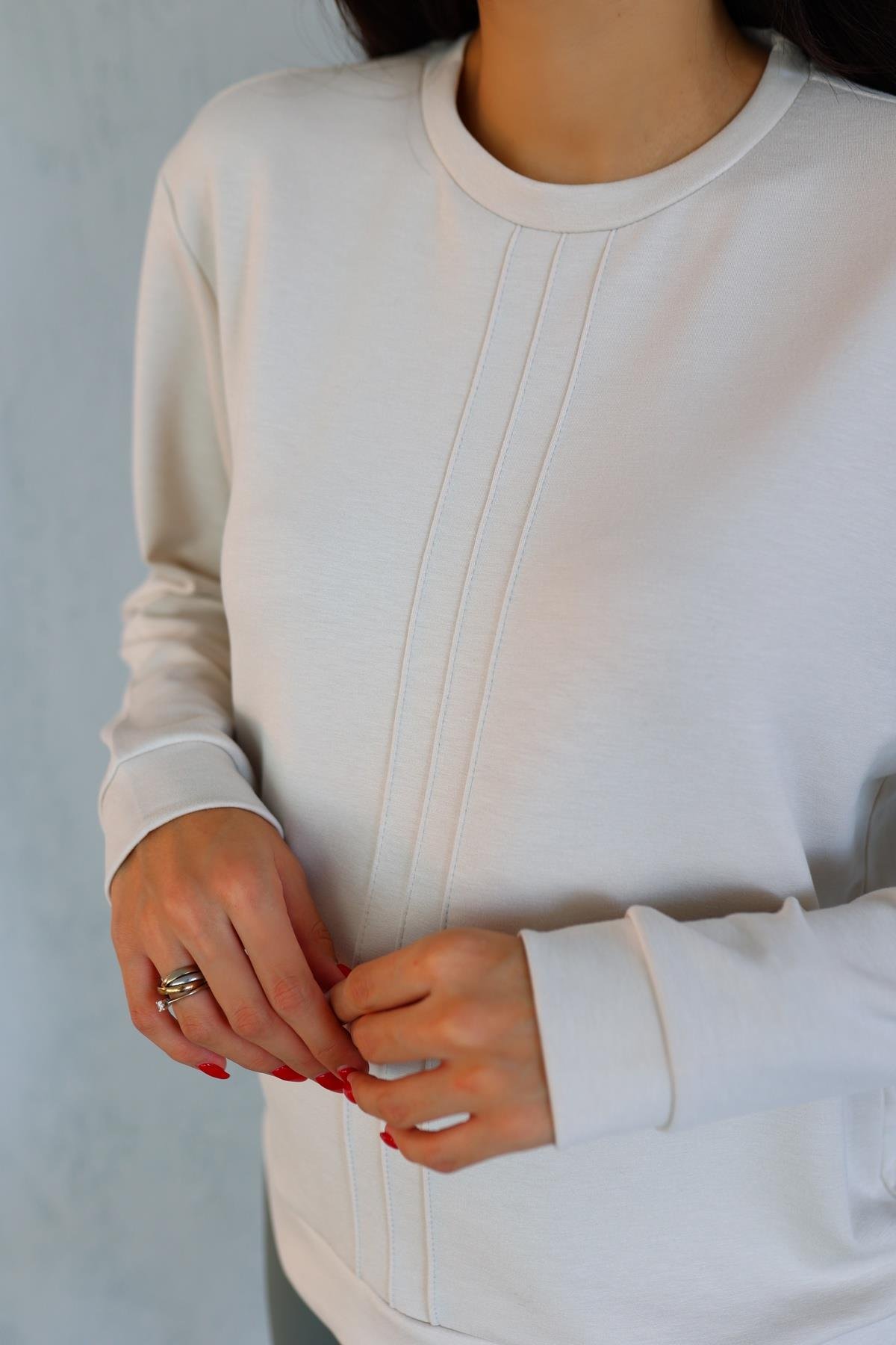 Modal Doku Krem Sweat