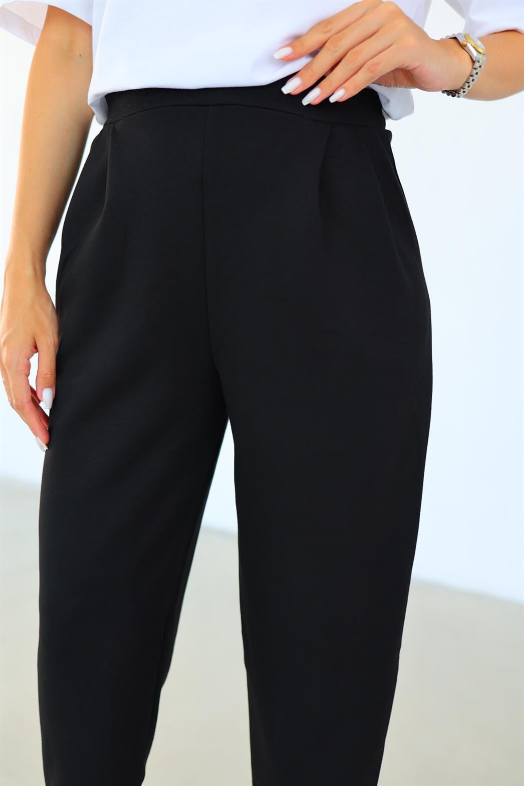 Modal Premium Siyah Pantolon