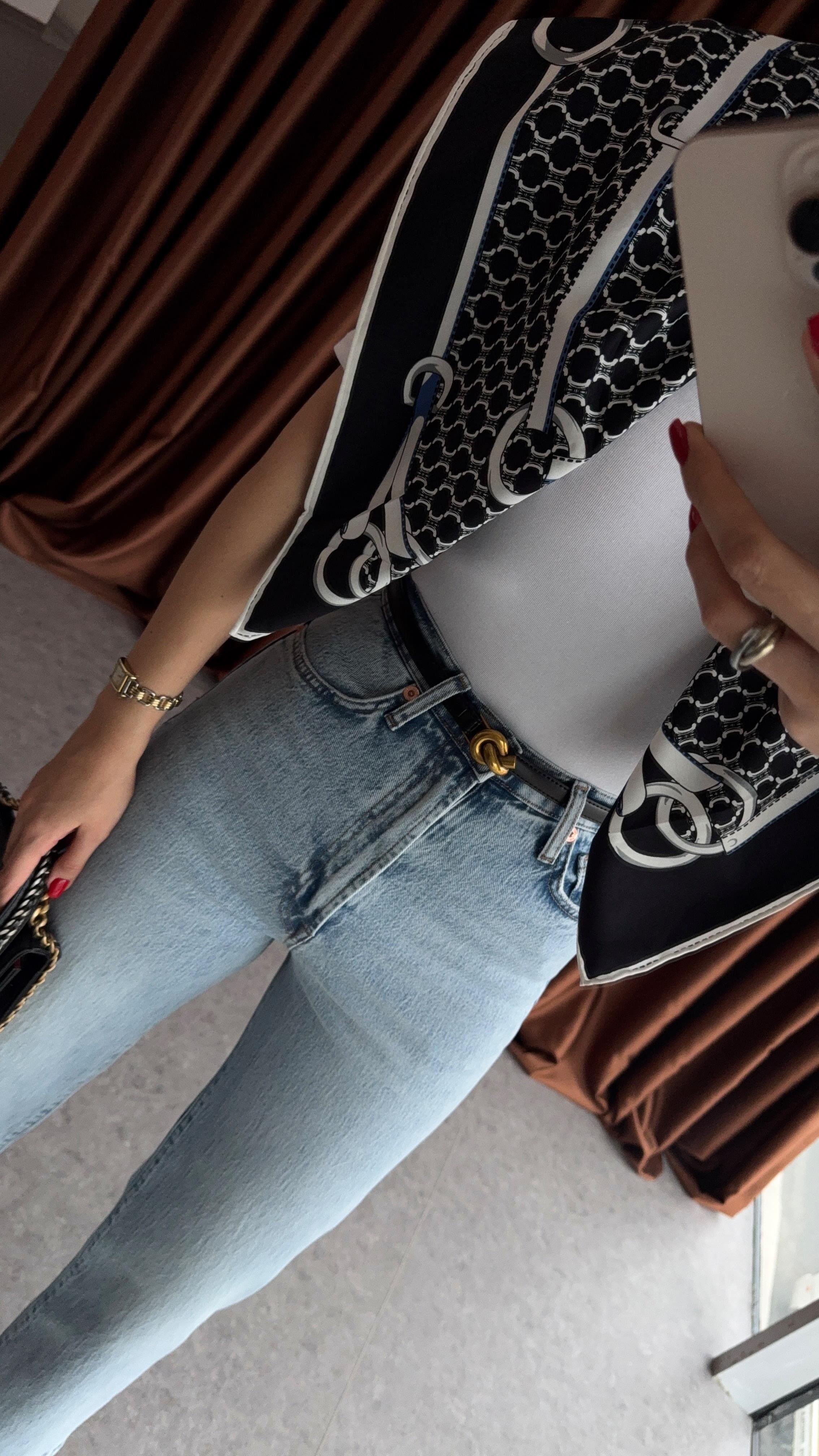 Mom Fit Açık Mavi Premium Jean