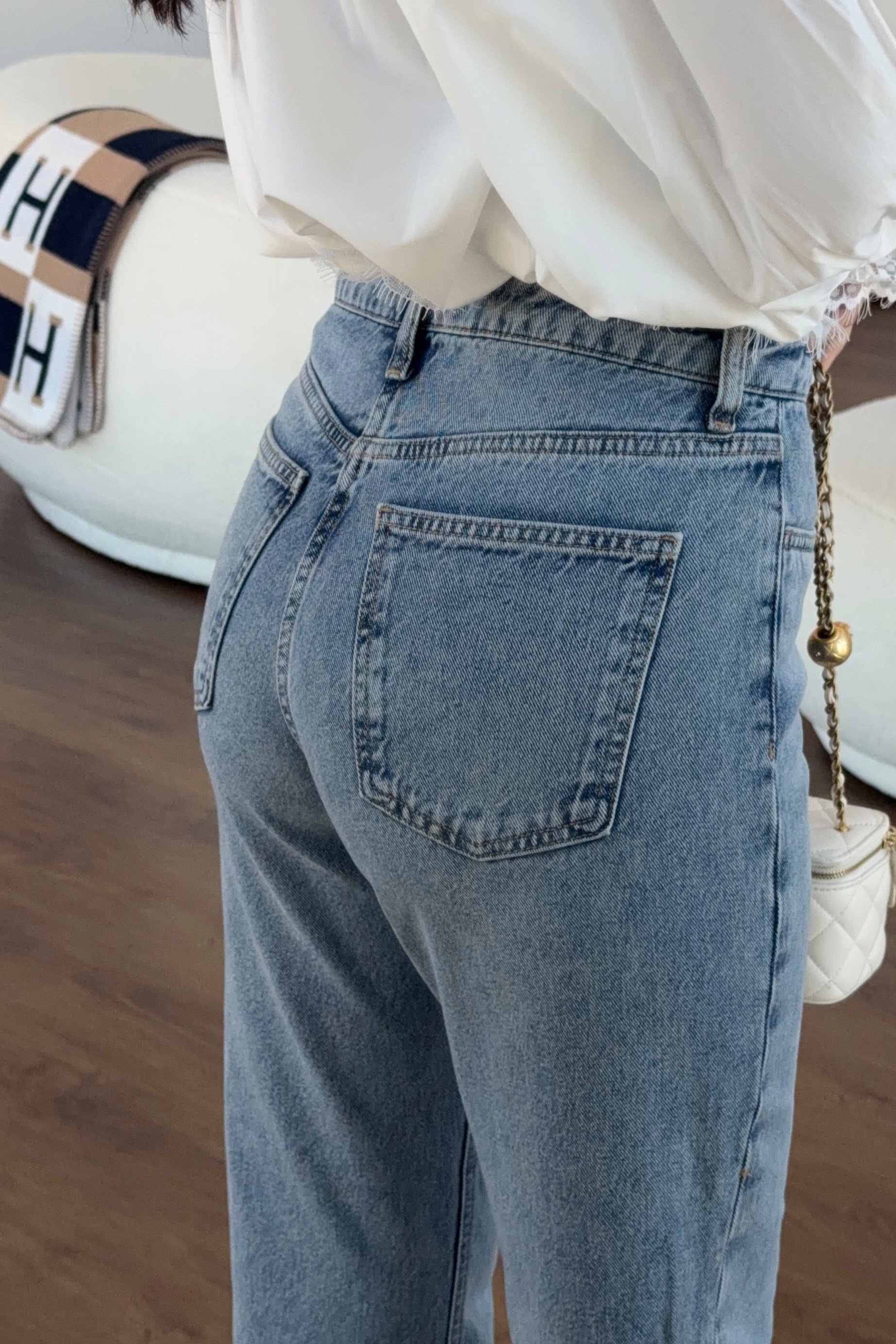 Momfit Kar Yıkama Jean
