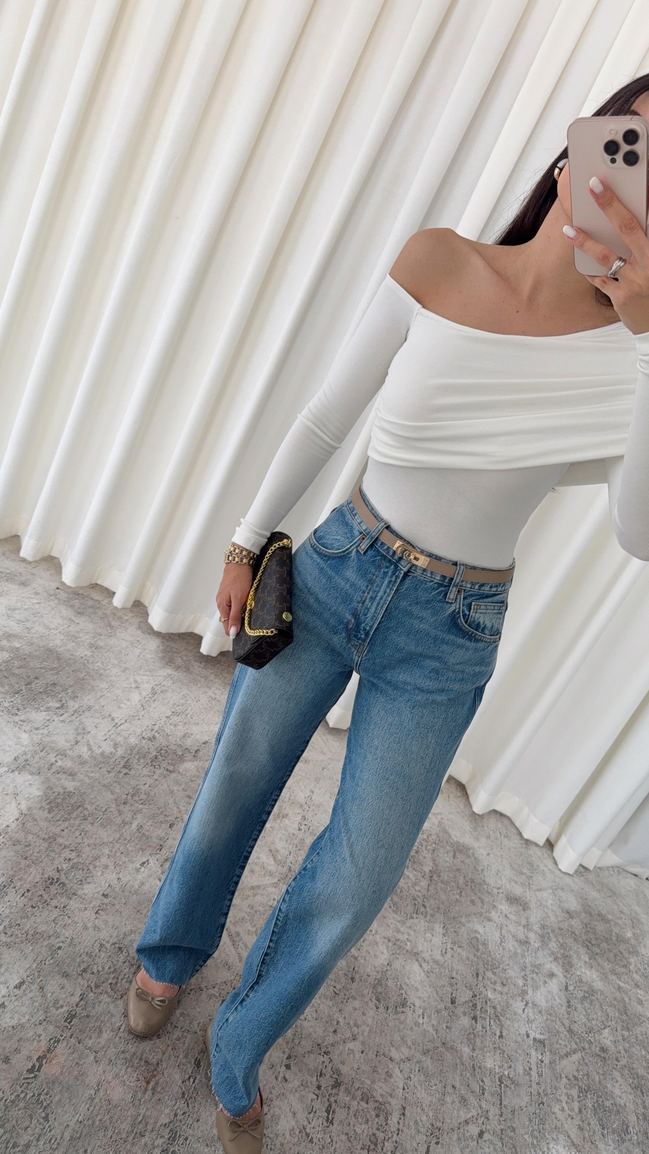 Naturel Paça Açık Jean