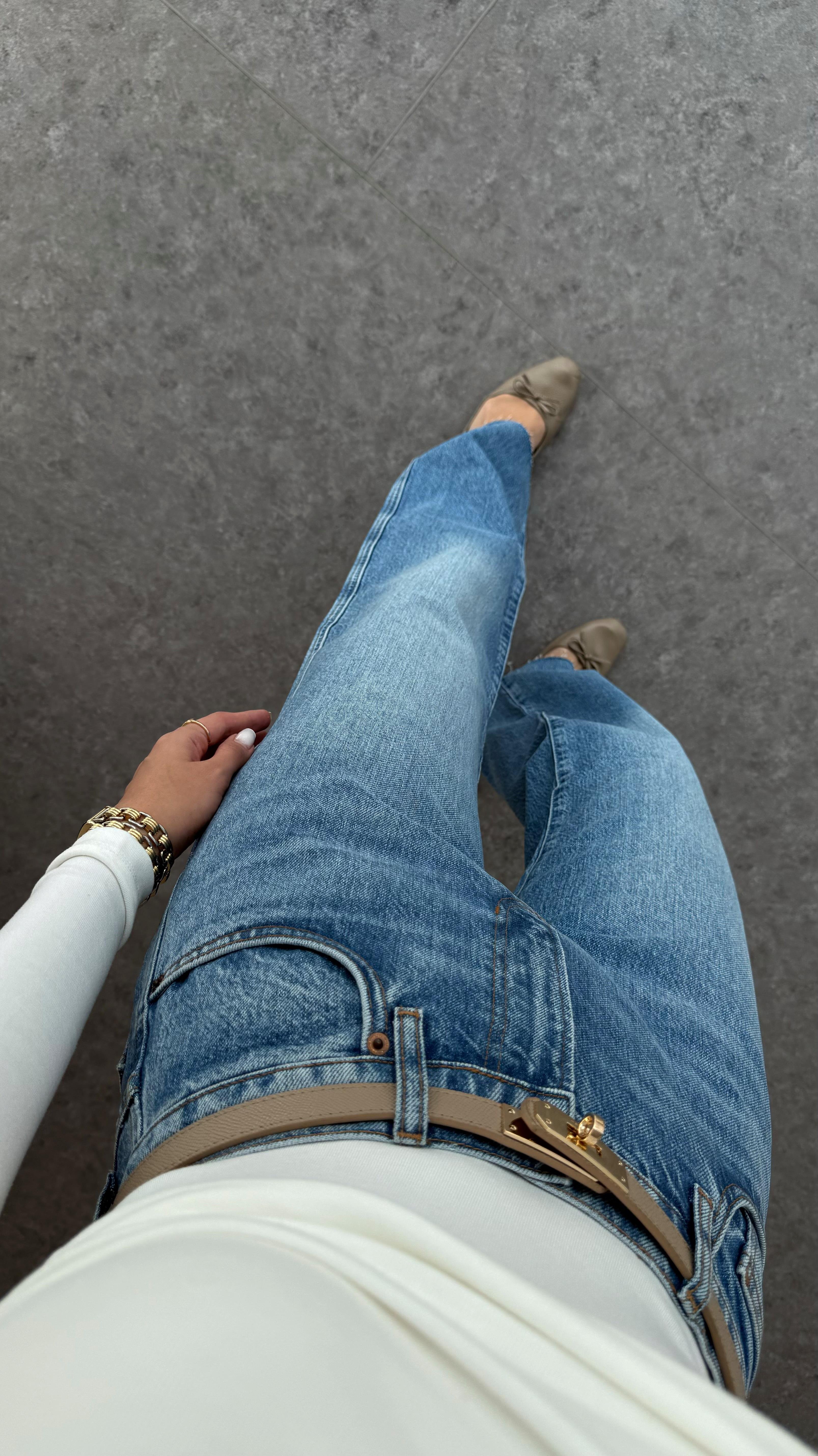 Naturel Paça Açık Jean