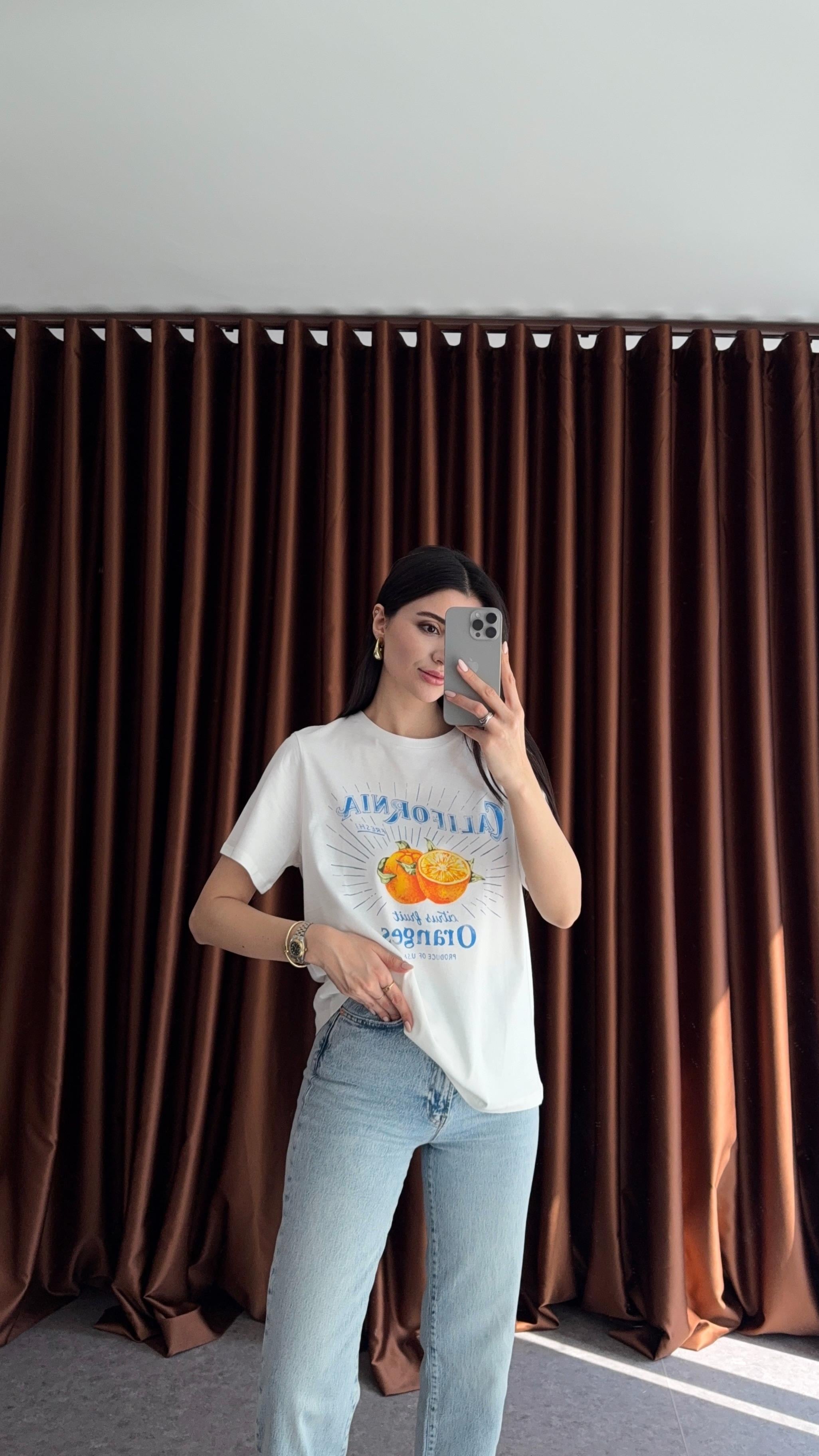 Oranges Beyaz Tshirt
