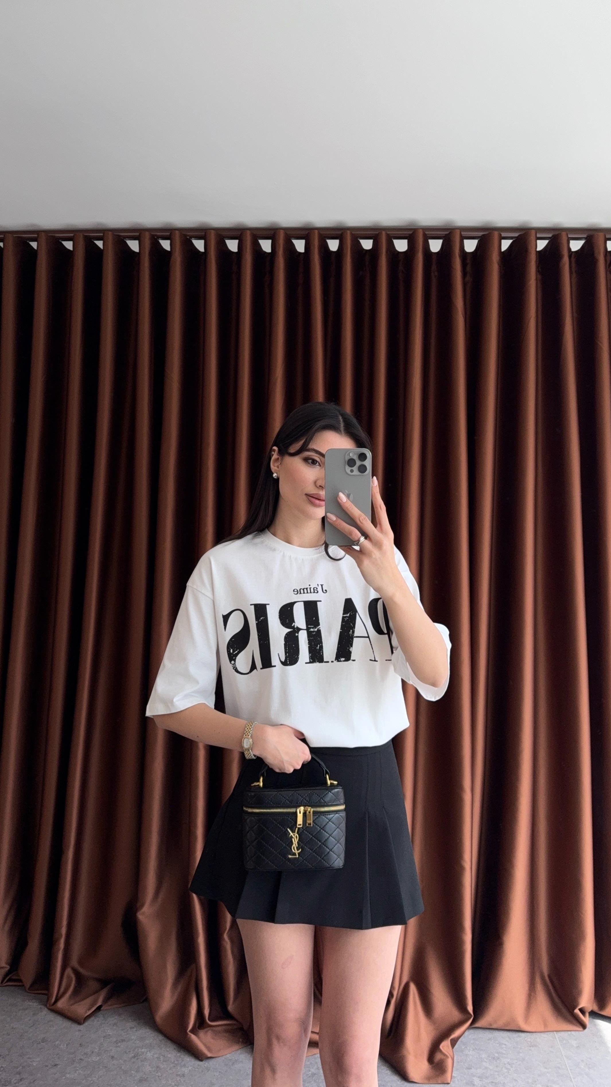 Paris Beyaz Tshirt