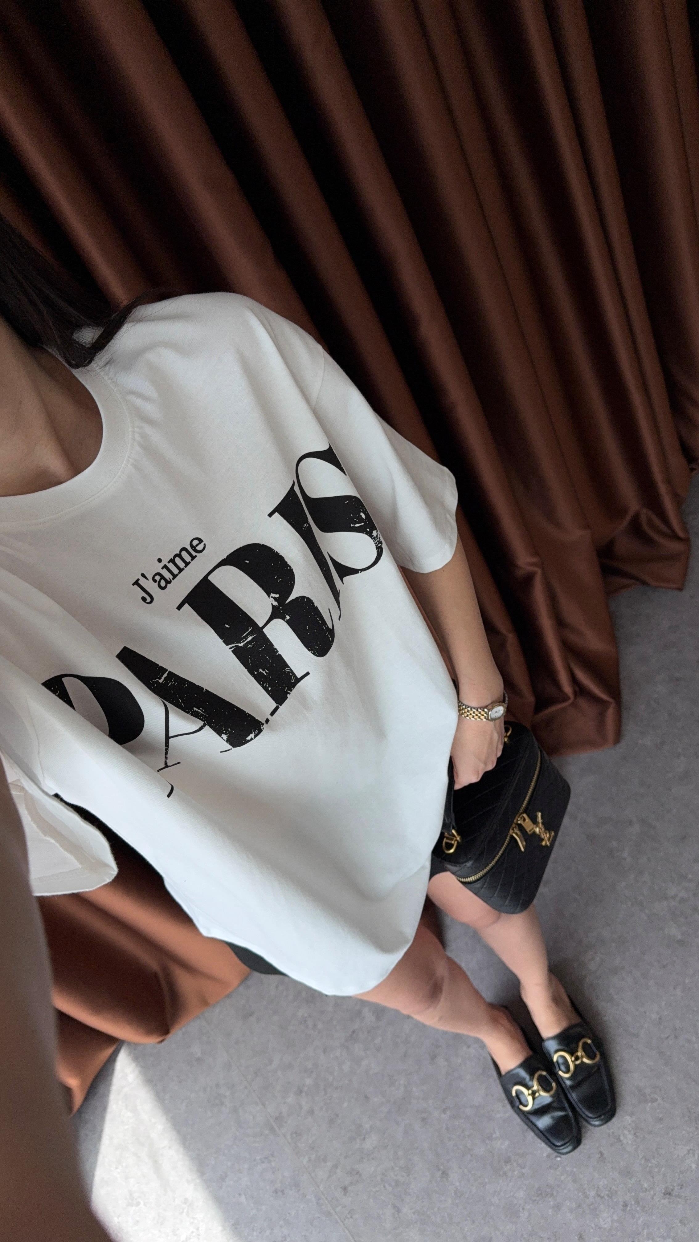 Paris Beyaz Tshirt