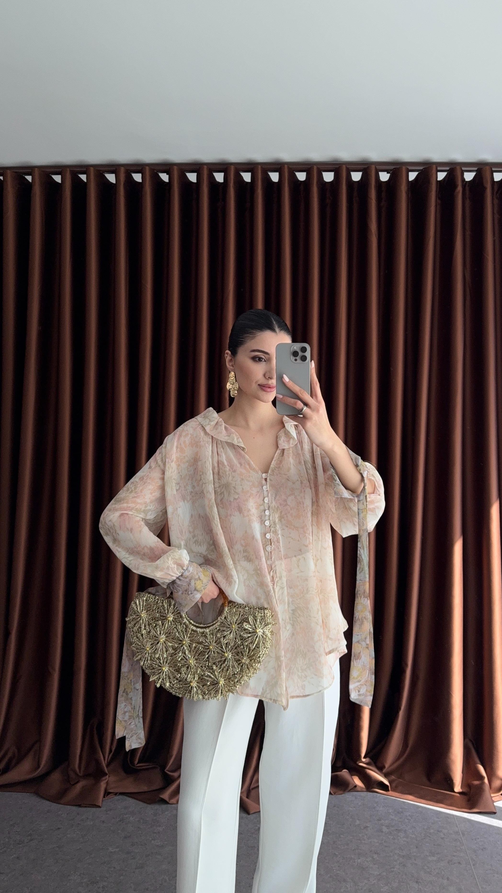 Pastel Tonlu Oversize Gömlek
