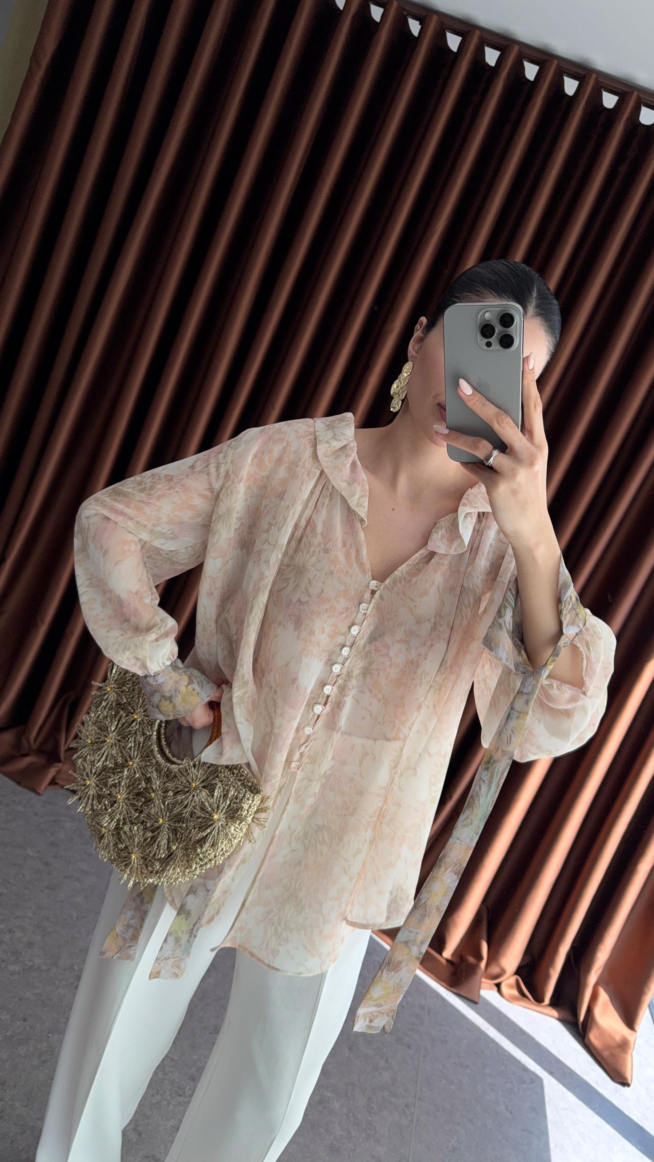 Pastel Tonlu Oversize Gömlek
