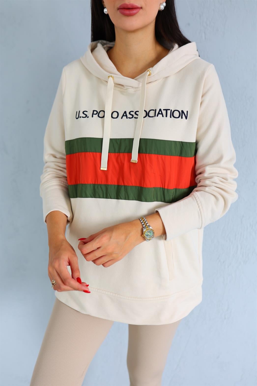 Polo Renkli Sweatshirt
