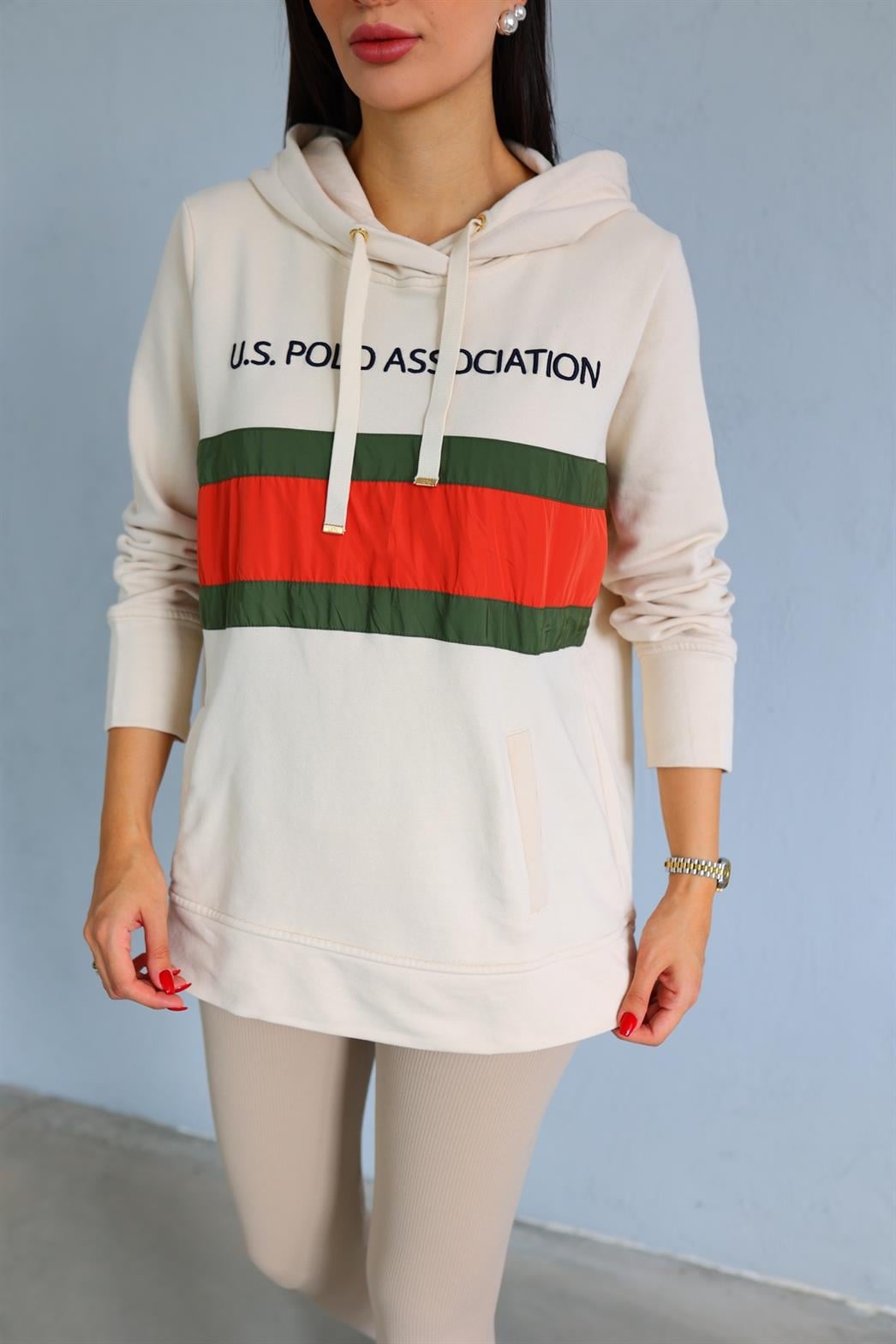 Polo Renkli Sweatshirt