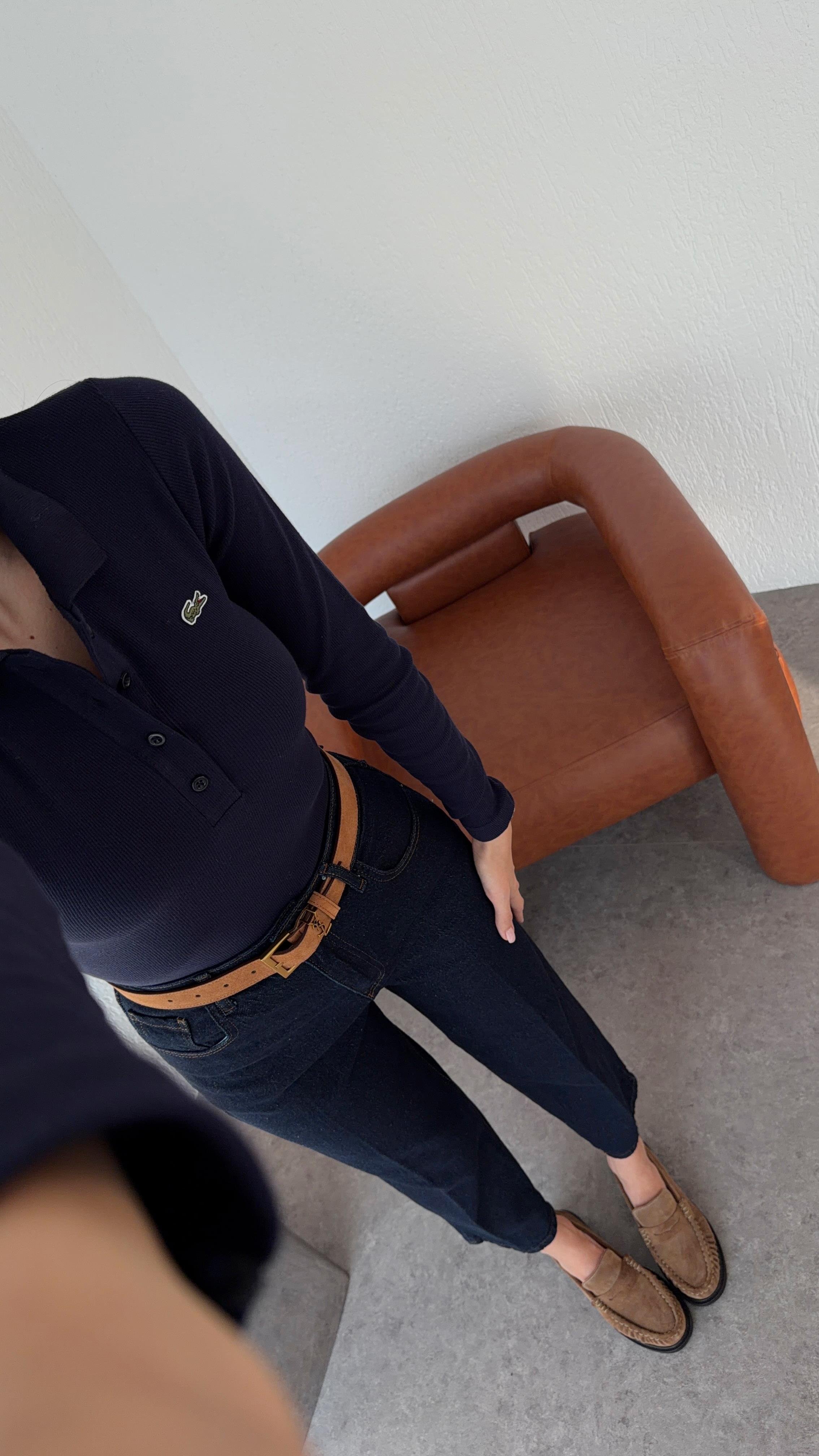 Polo Yaka Lacivert Kaşkorse Basic