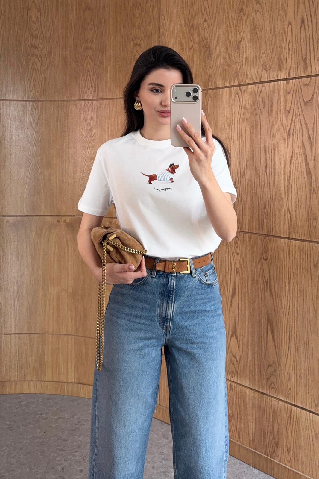 Pourquoi Pas Beyaz Tshirt